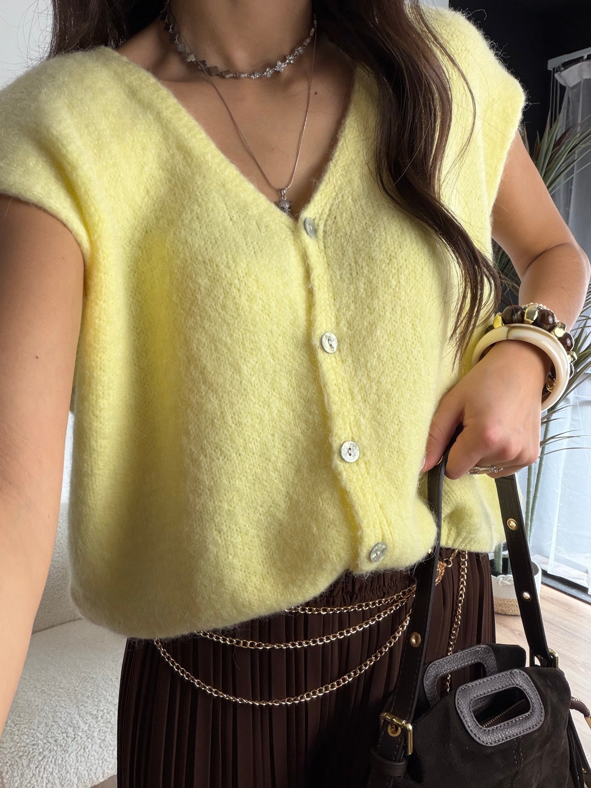 Cardigan sans manches