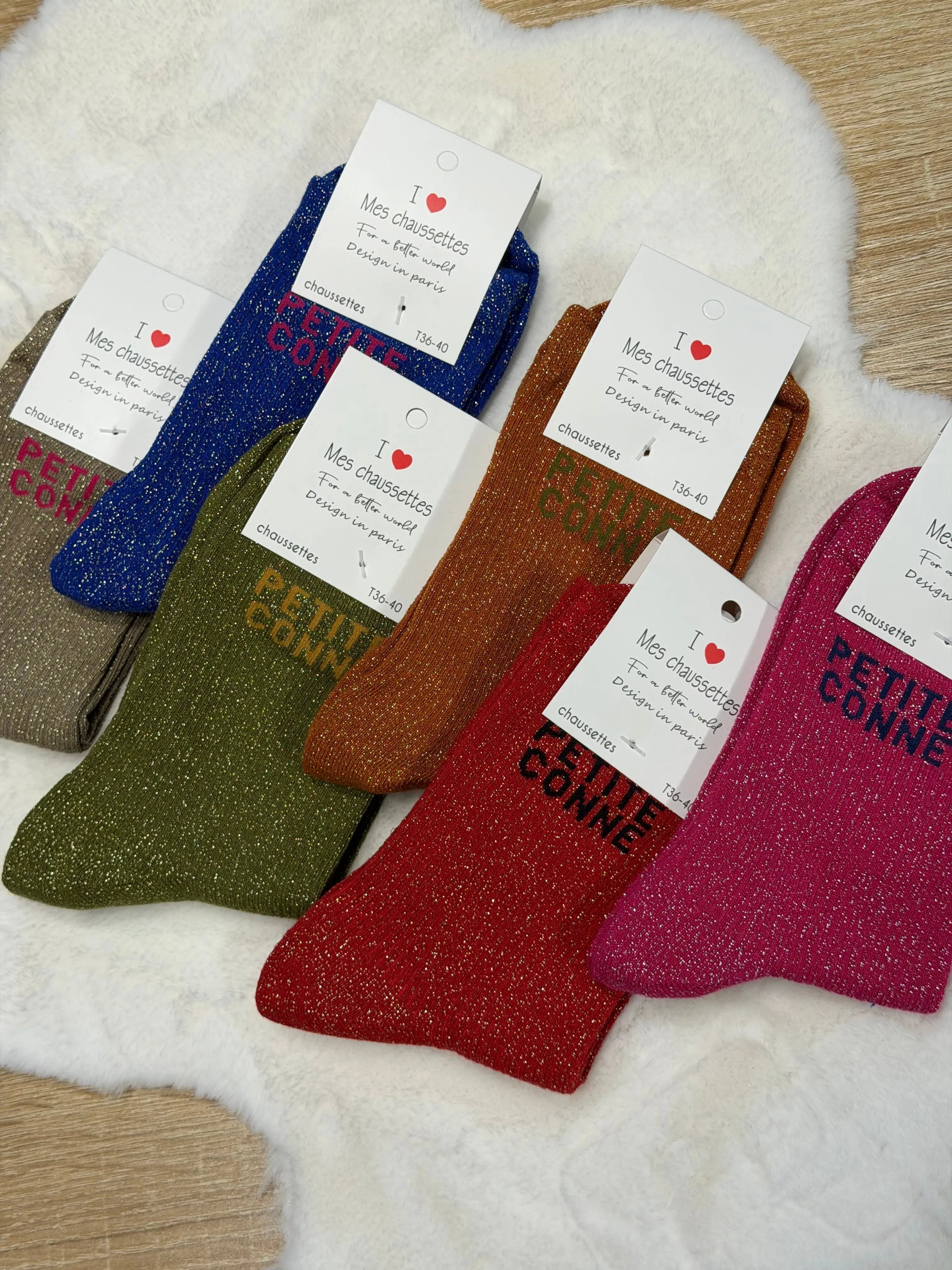 Chaussettes paillettes