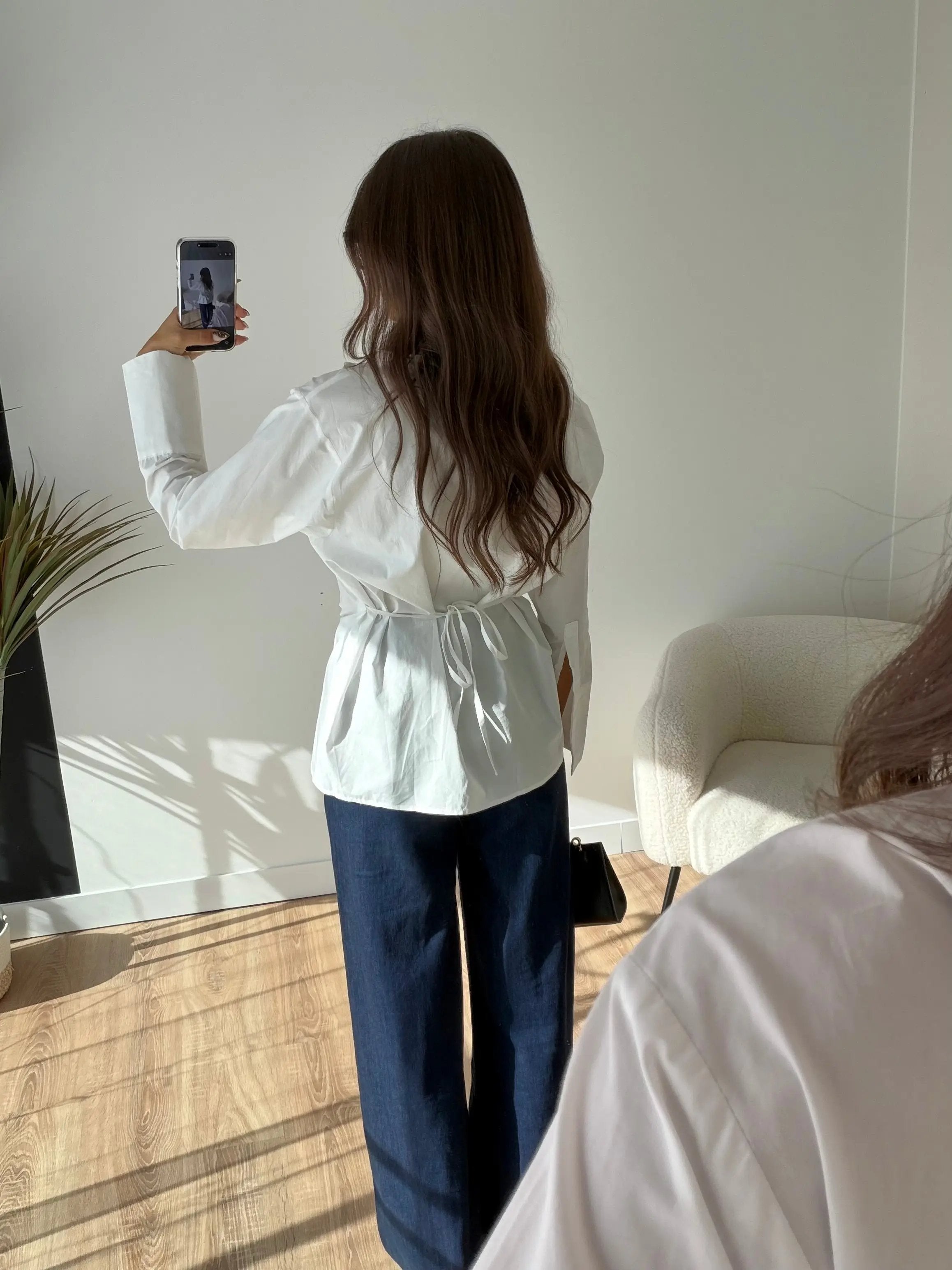 Chemise blanche cintrée