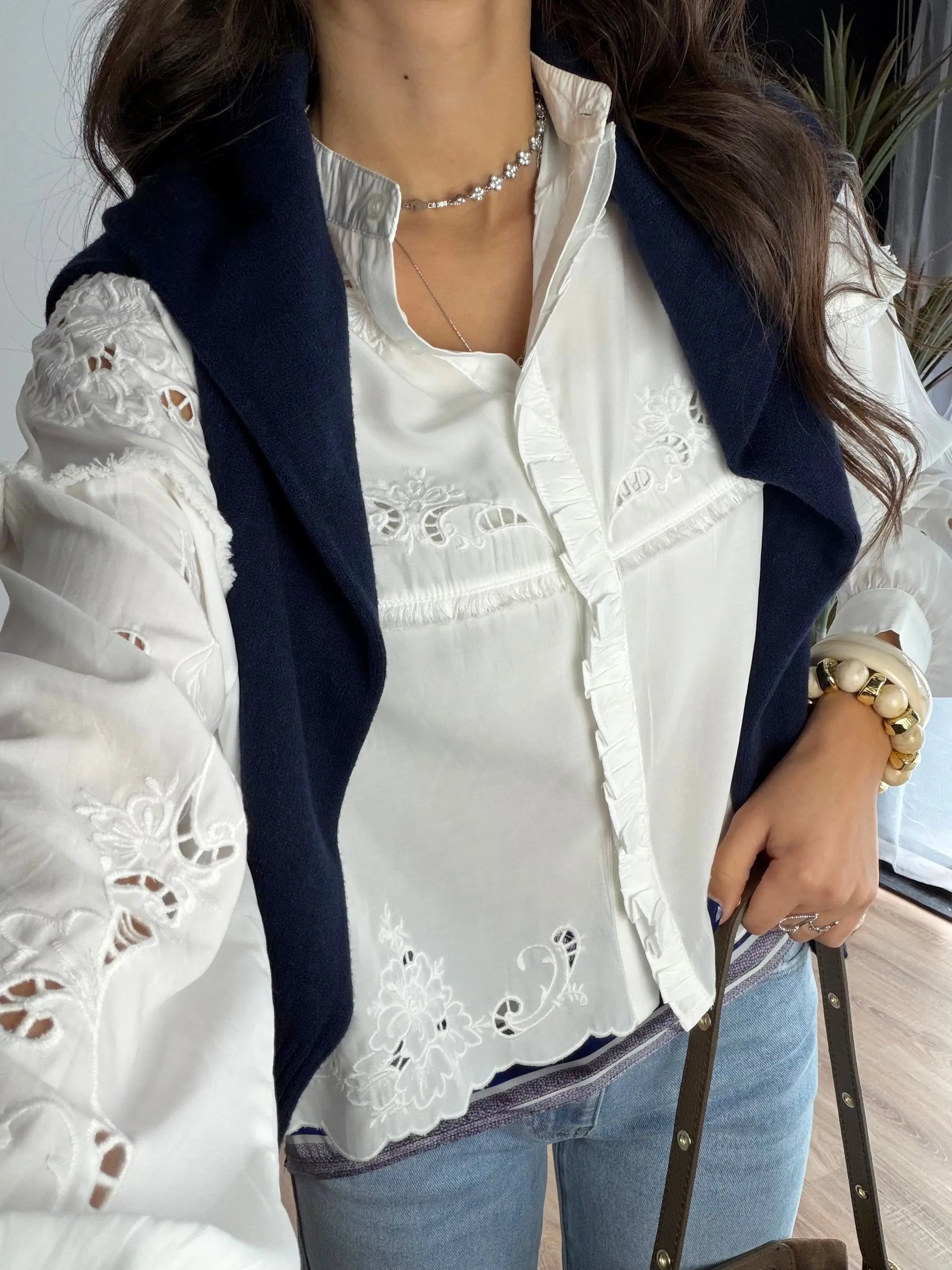 Chemisier blanc
