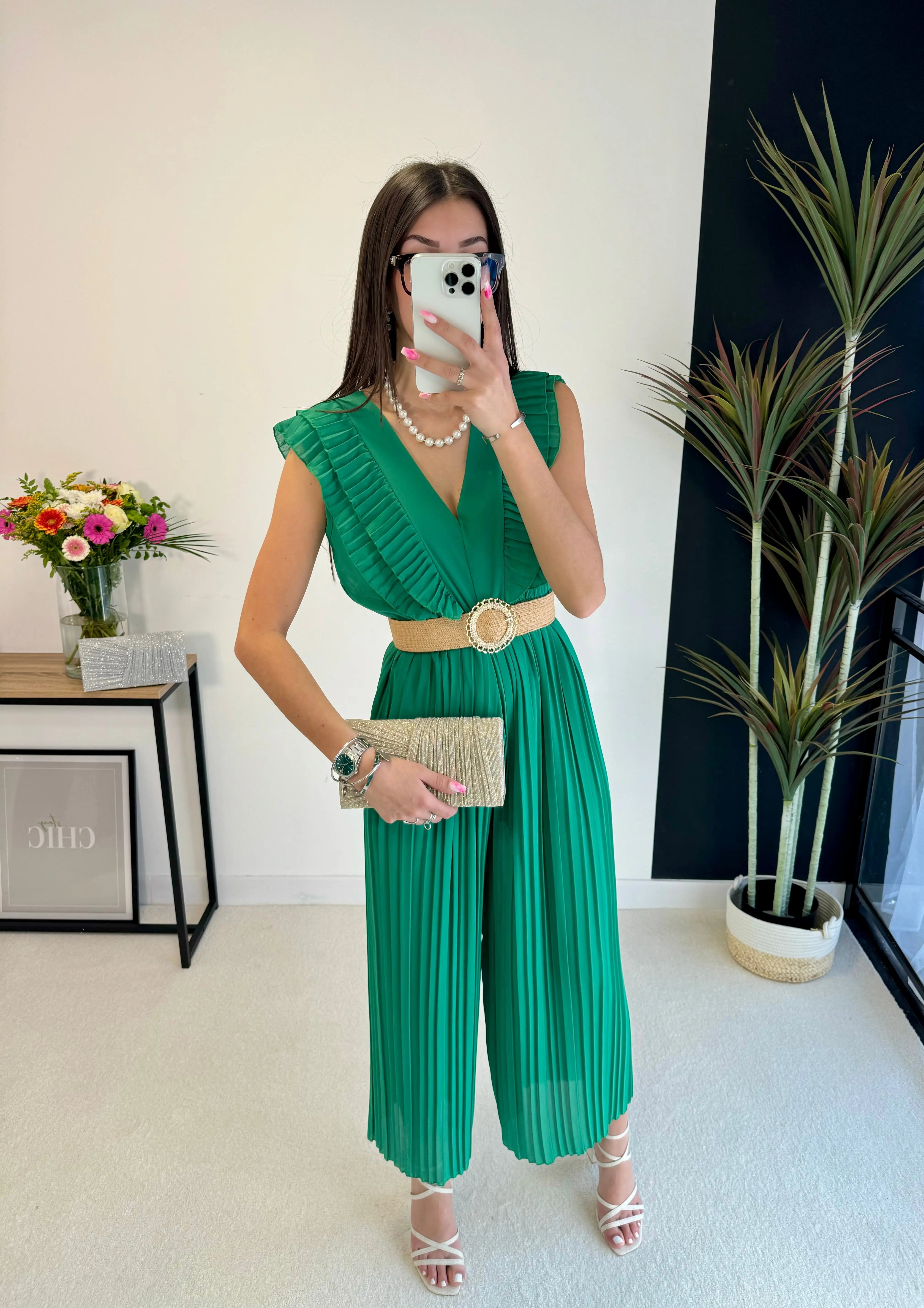 Combinaison plissée Emma