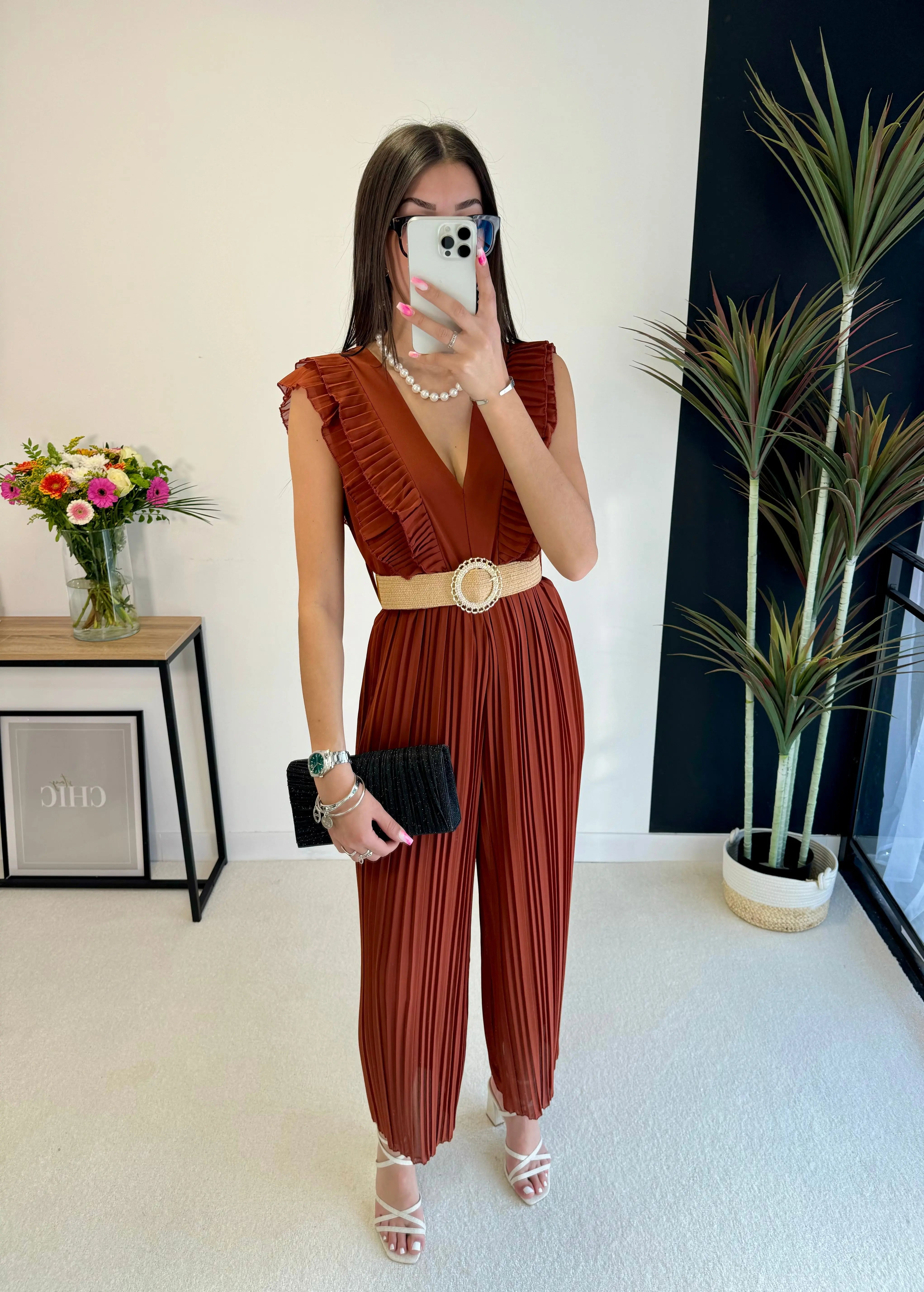 Combinaison plissée Emma