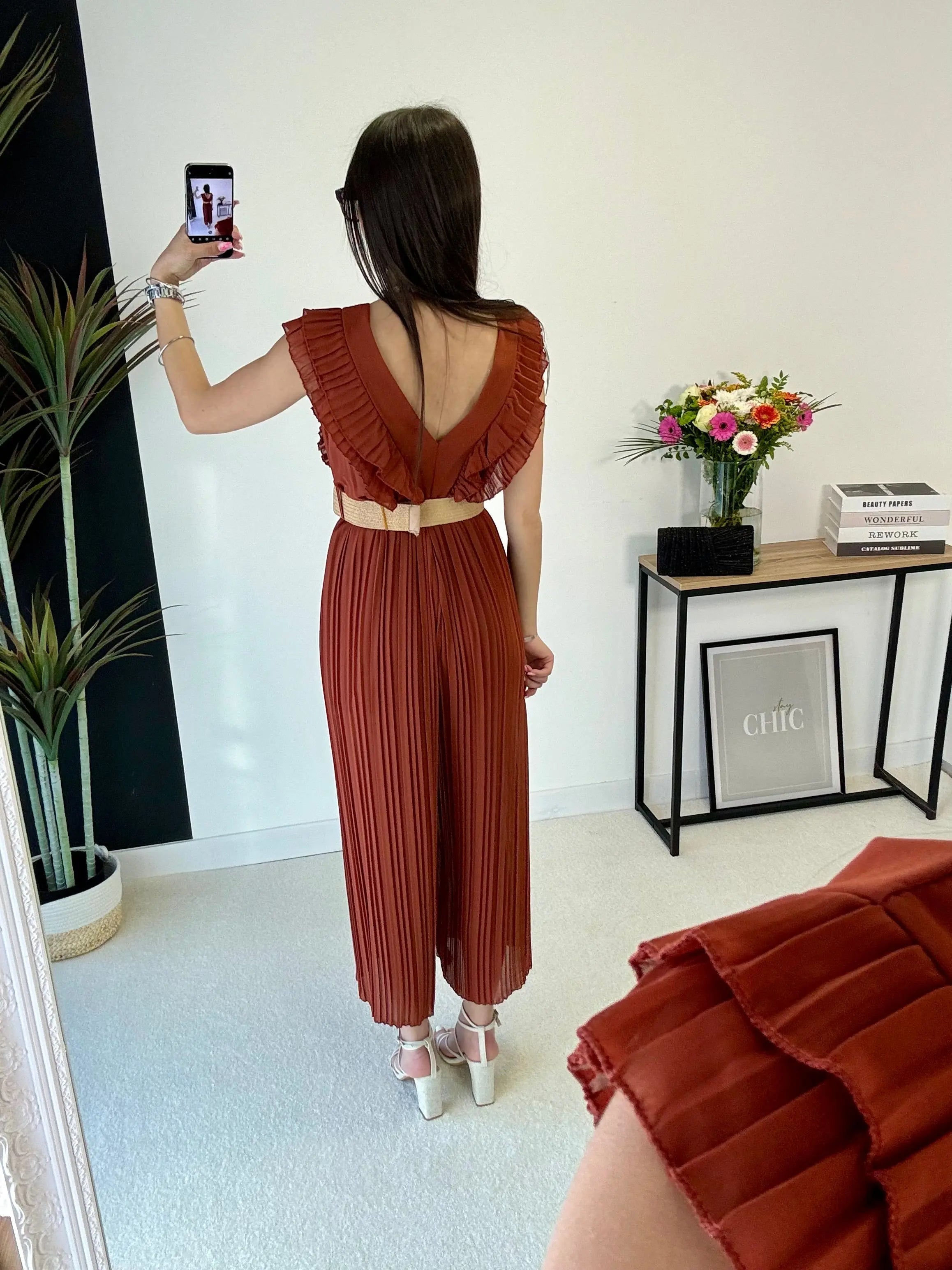 Combinaison plissée Emma