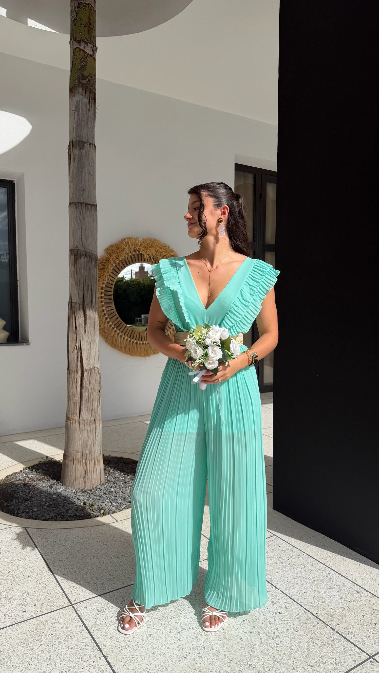 Combinaison plissée Emma