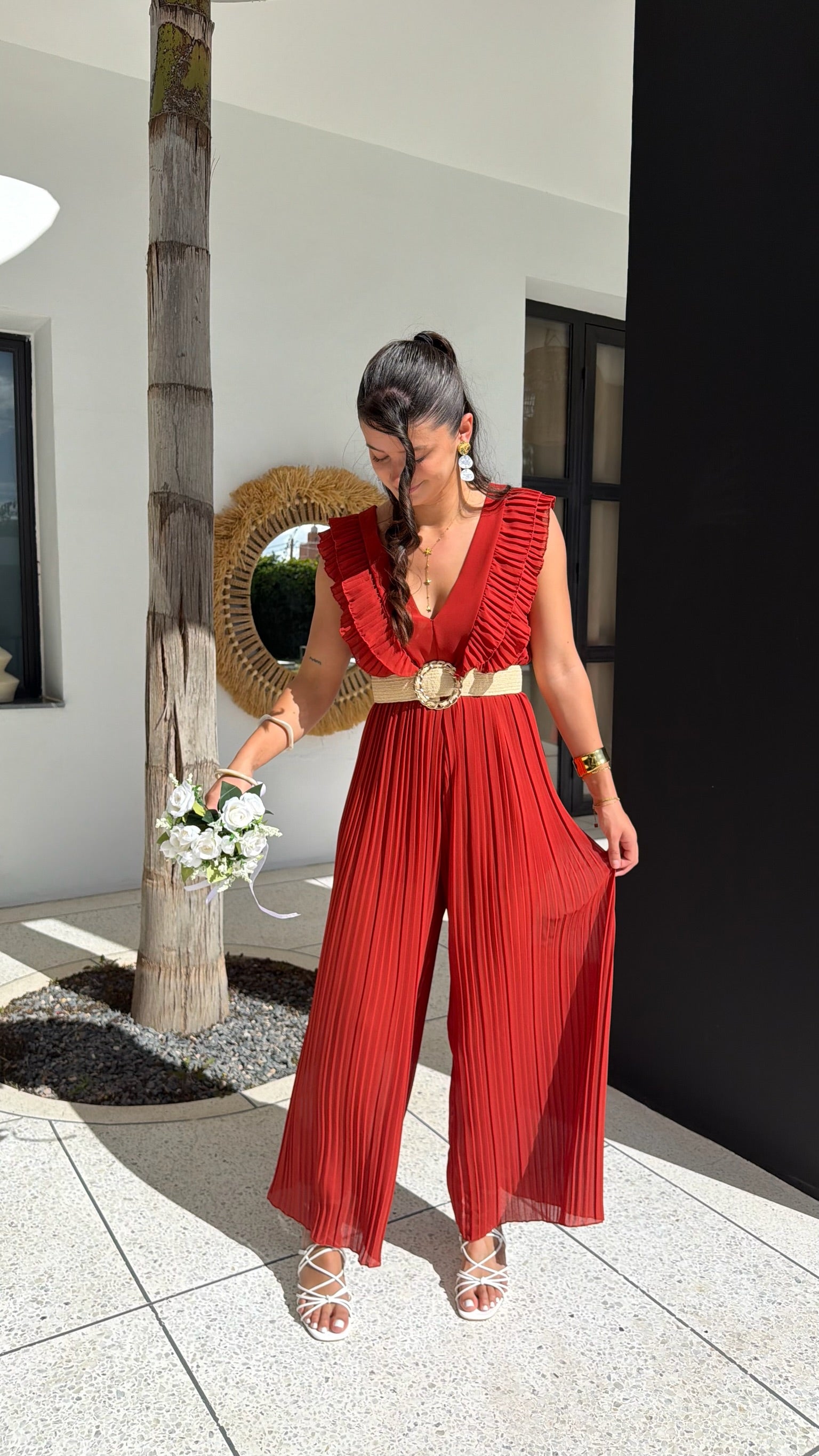 Combinaison plissée Emma