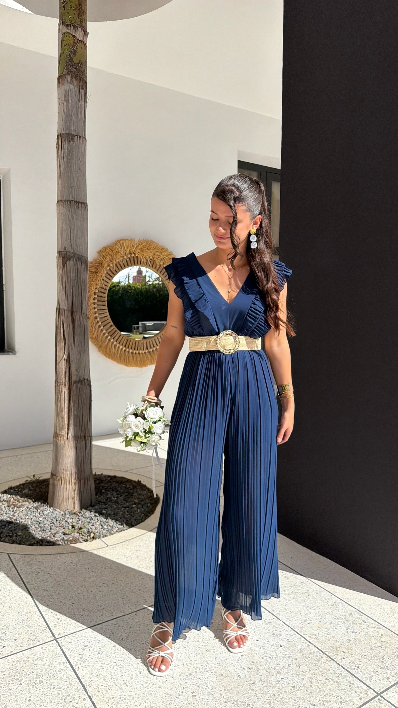 Combinaison plissée Emma