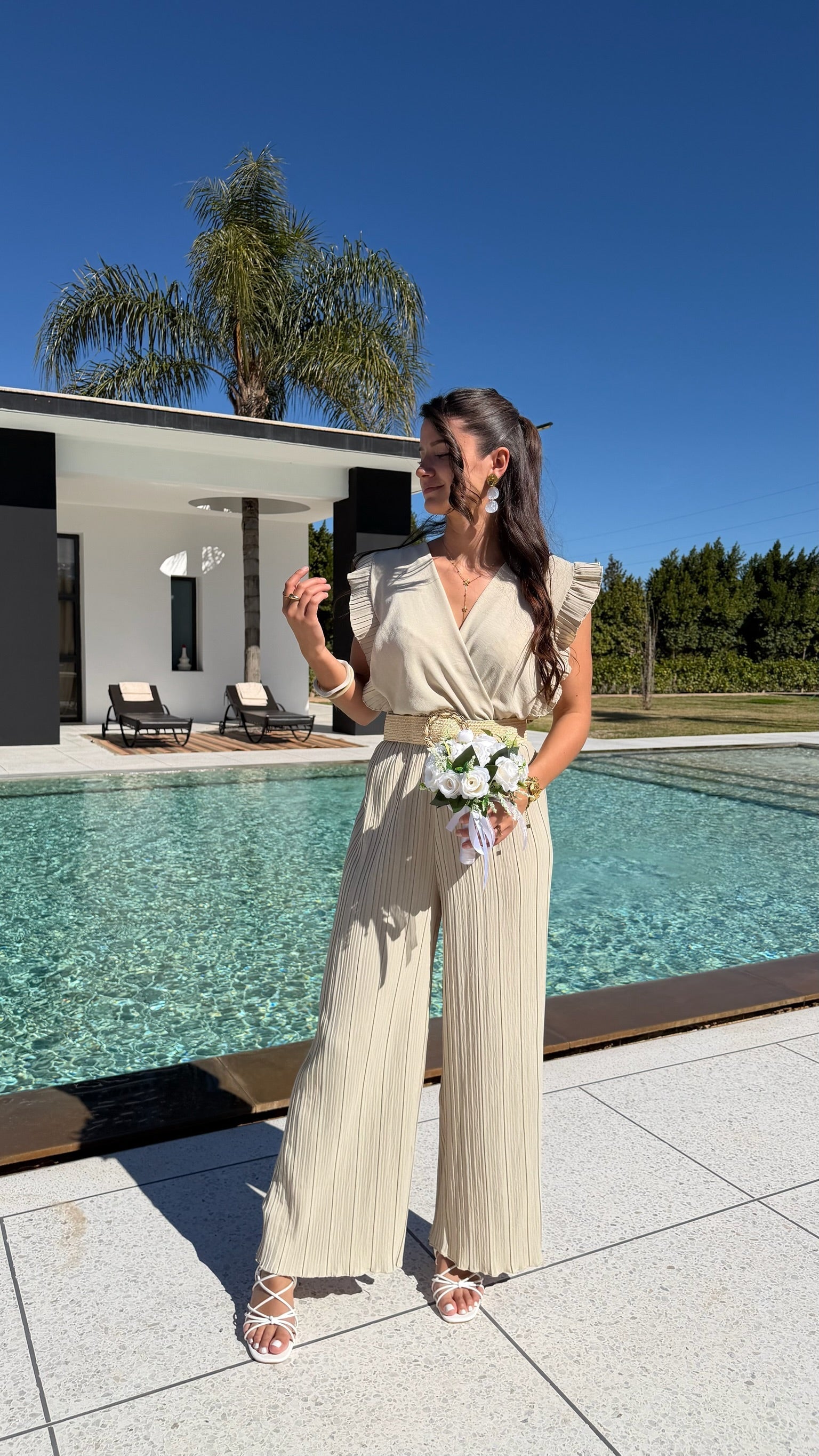 Combinaison plissée Eva