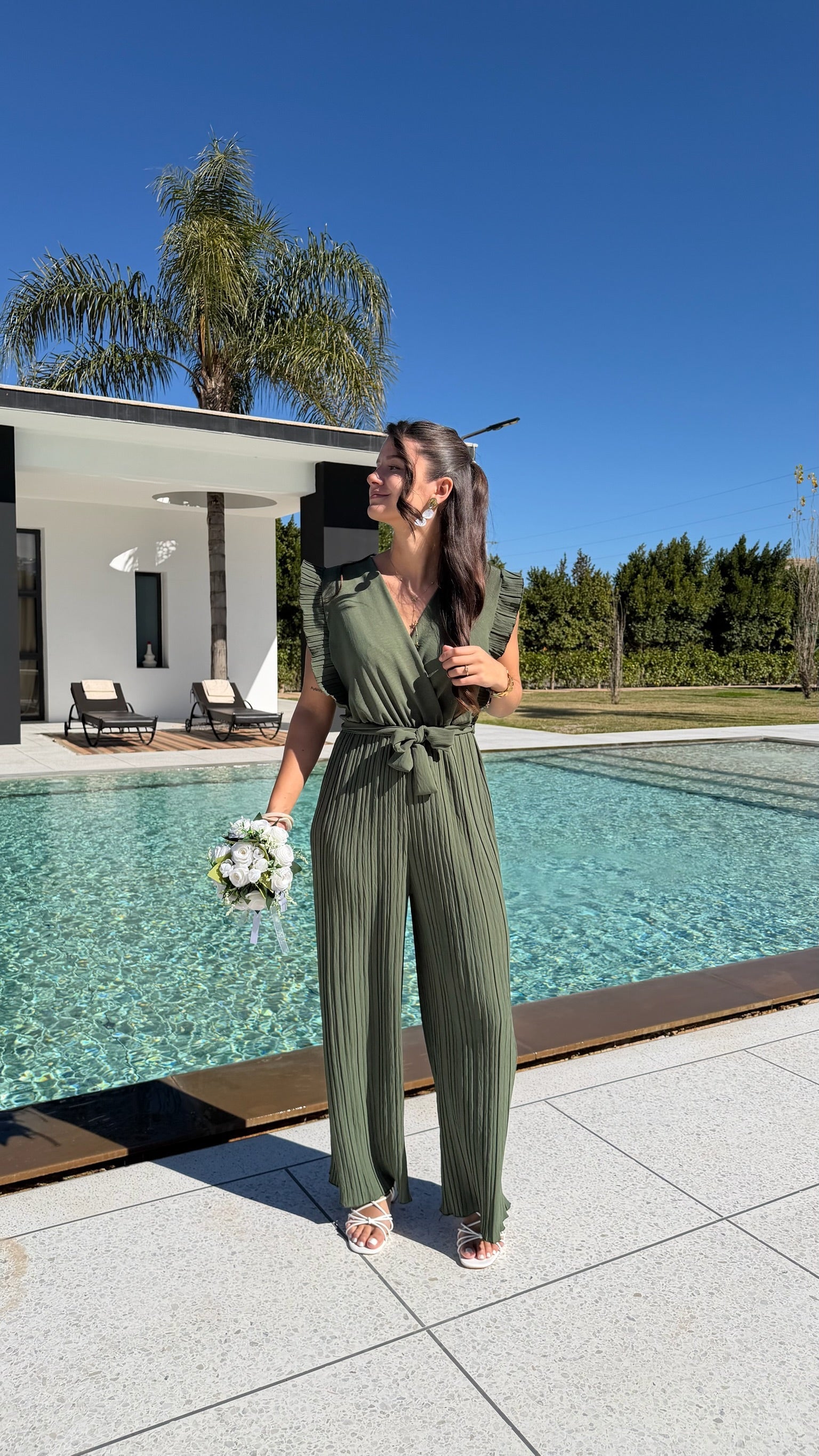 Combinaison plissée Eva