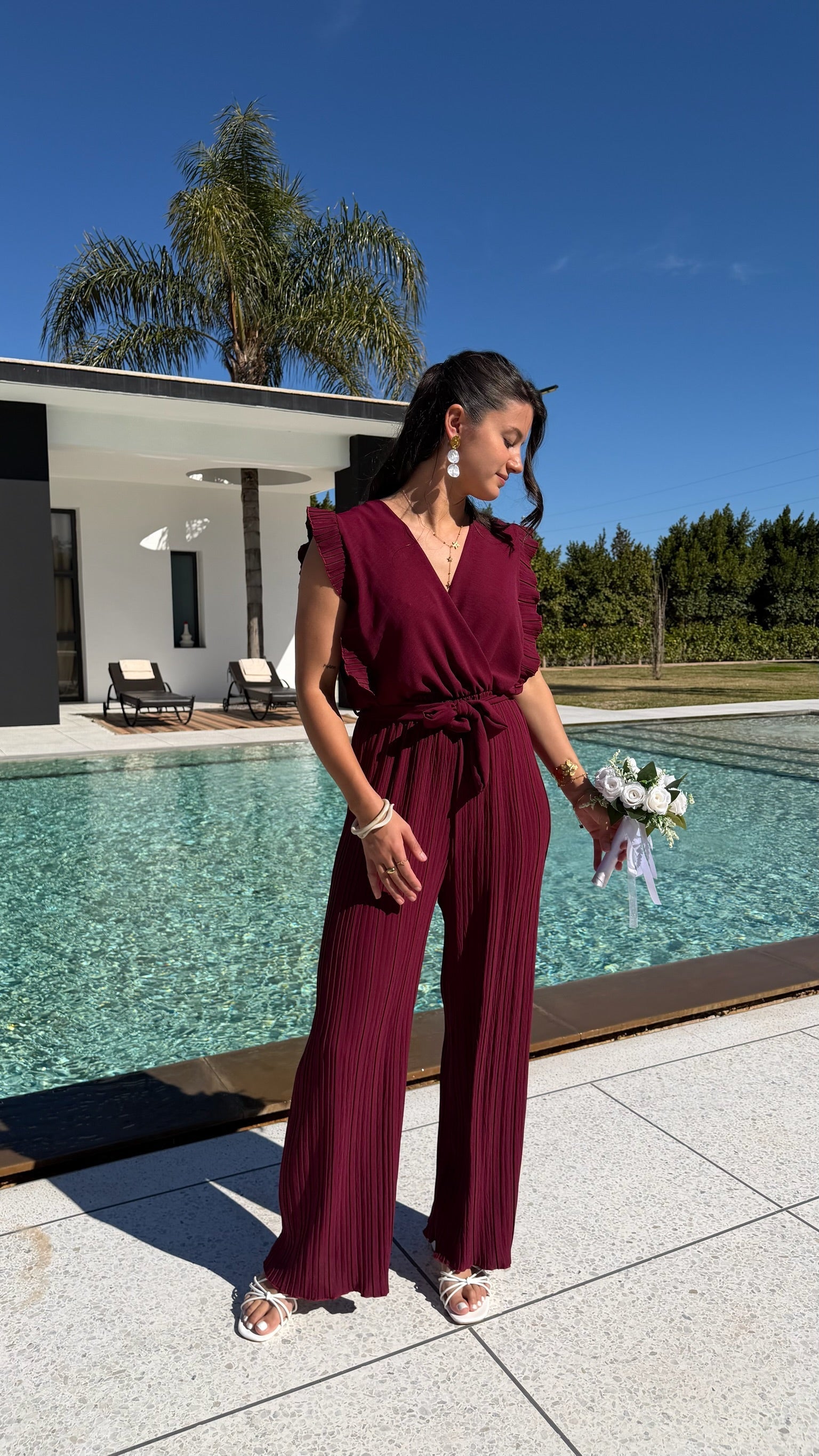 Combinaison plissée Eva