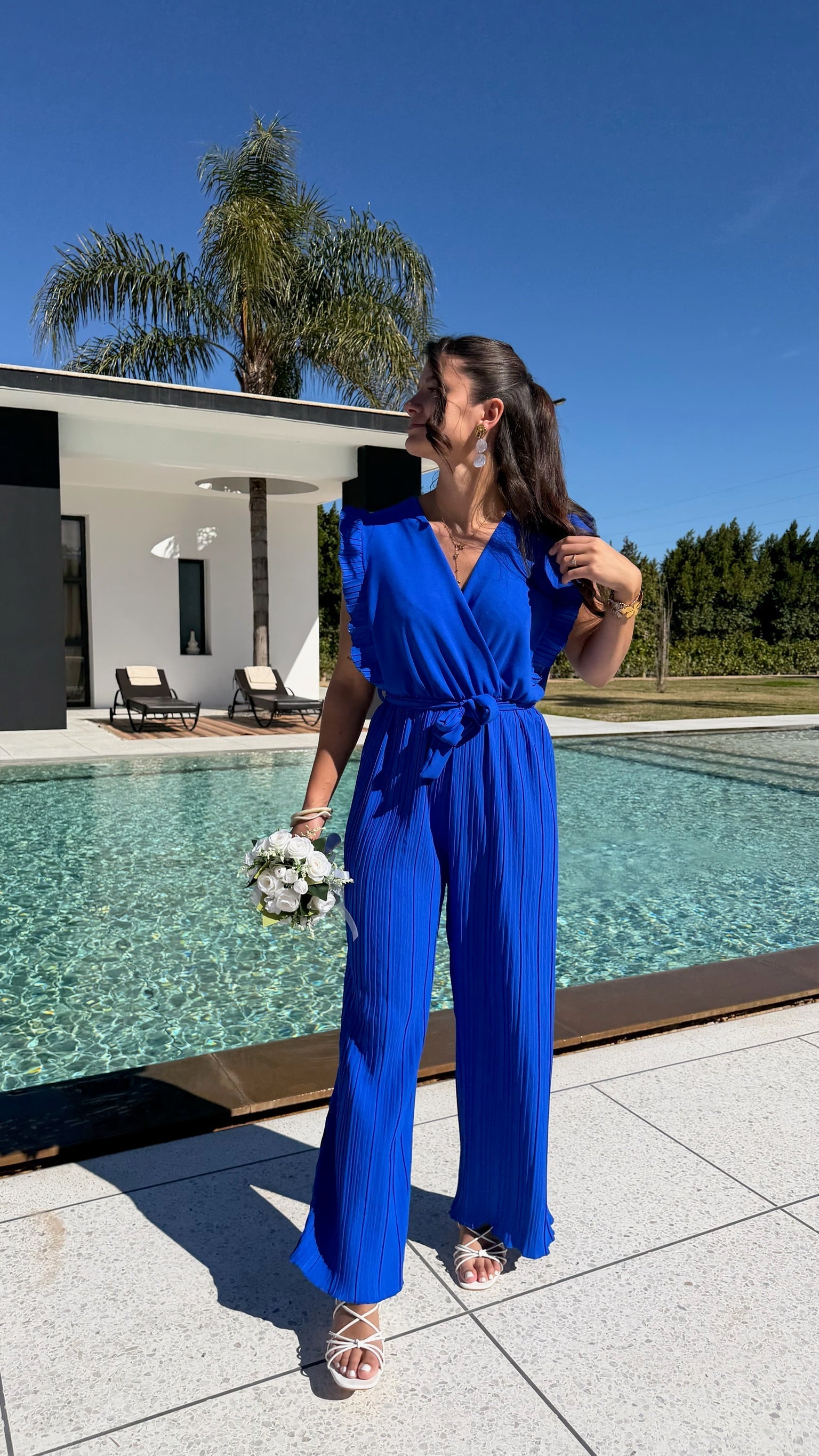 Combinaison plissée Eva