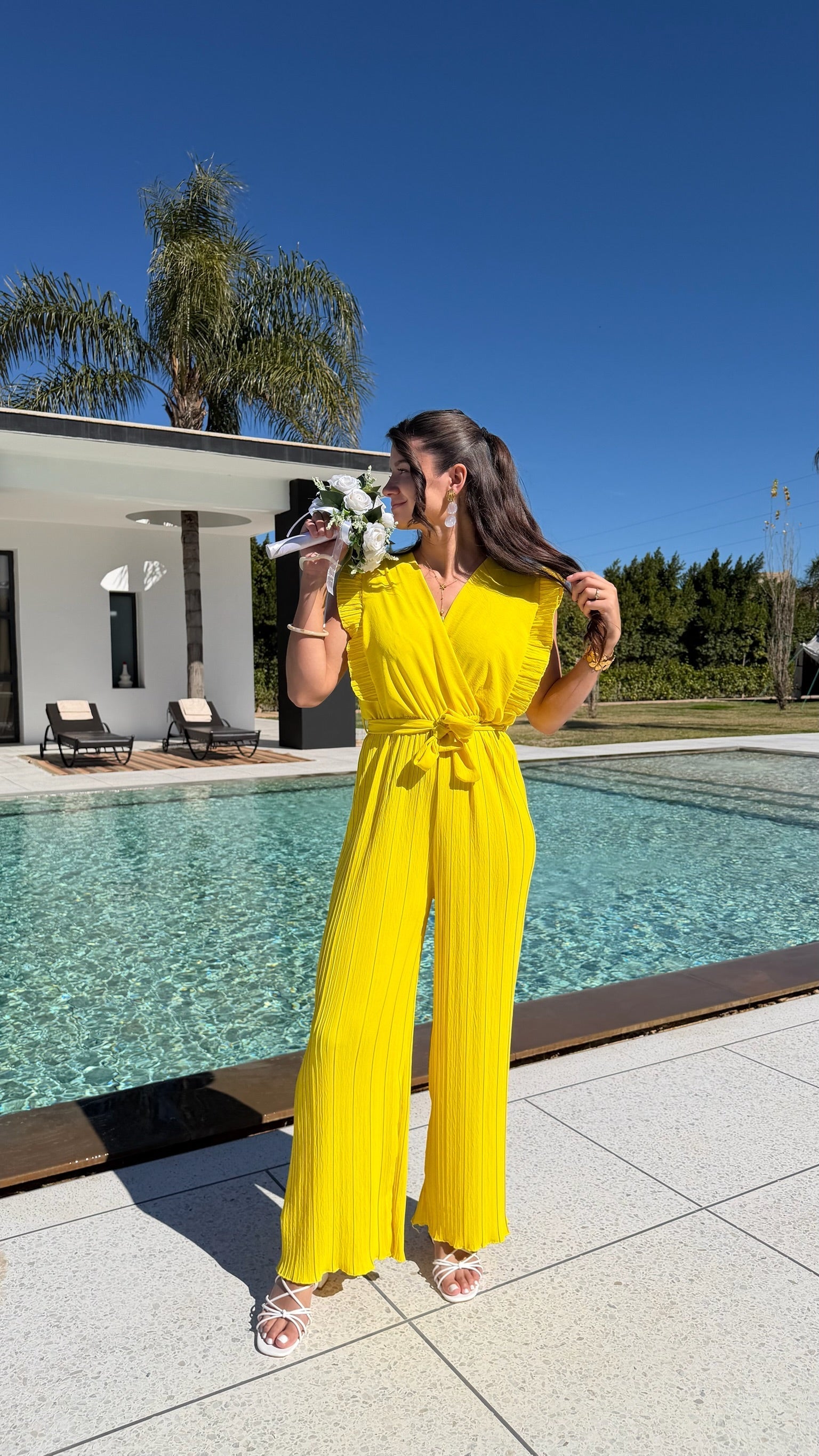 Combinaison plissée Eva