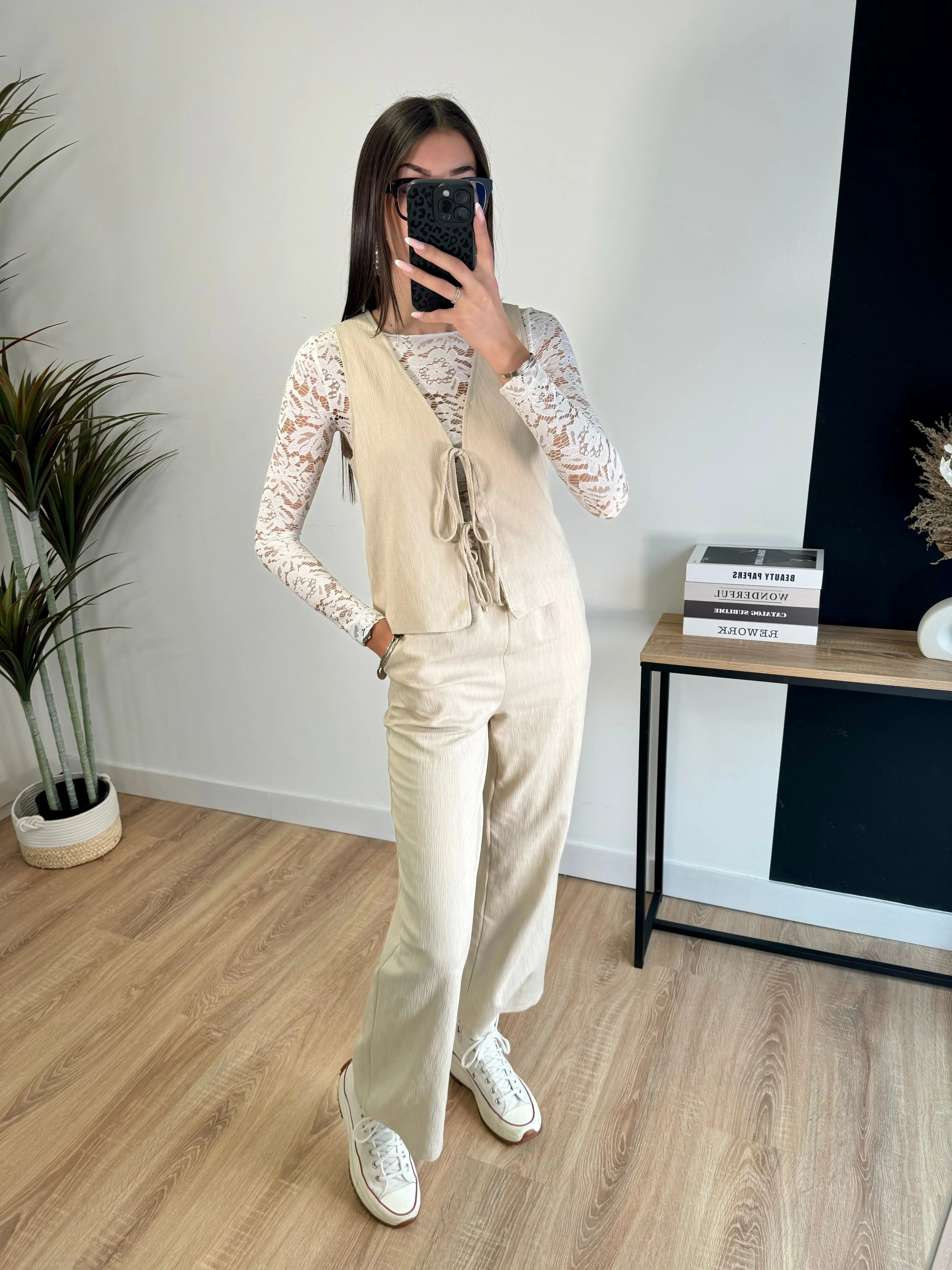 Pantalon beige