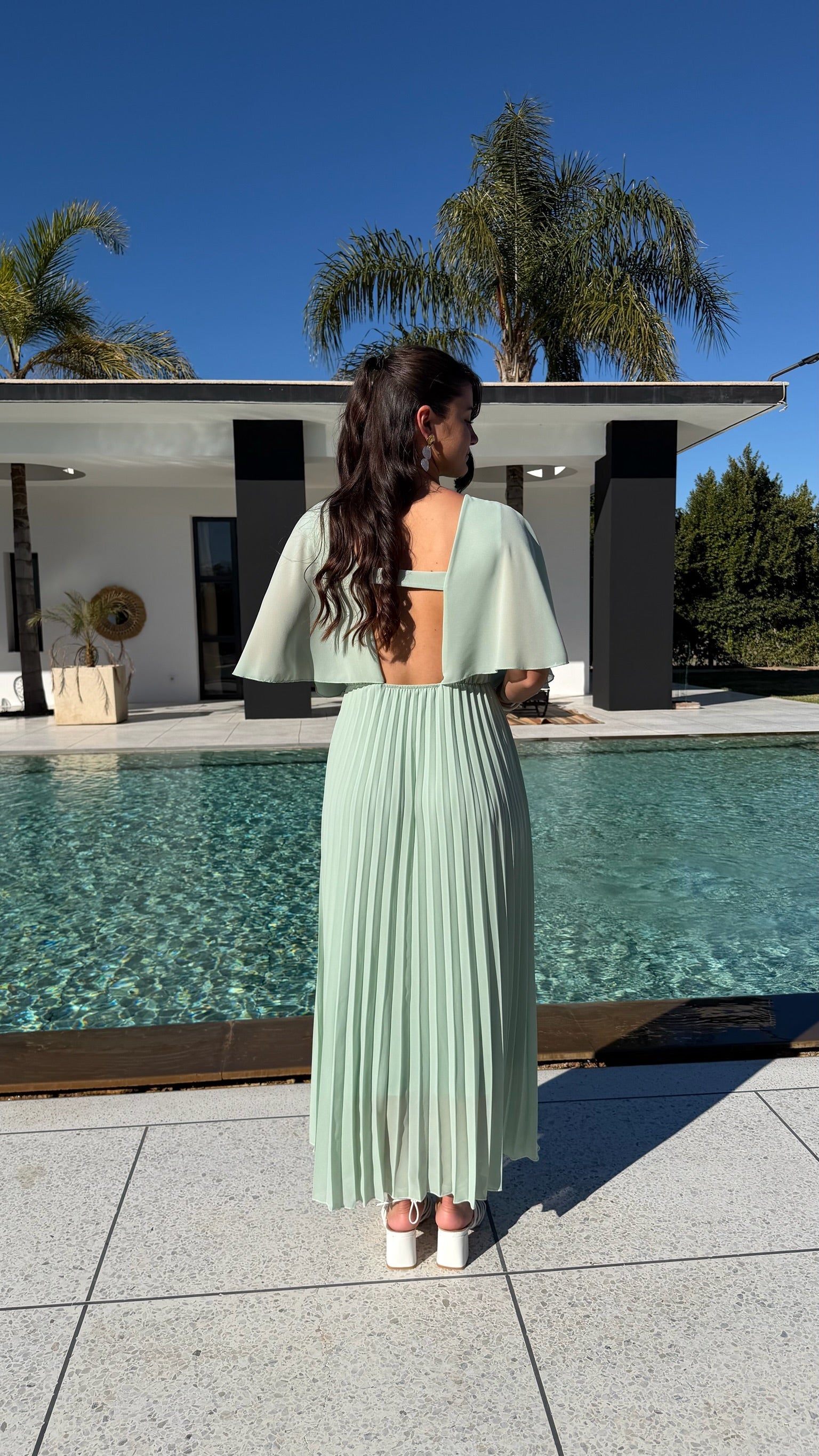 Robe plissée Lina