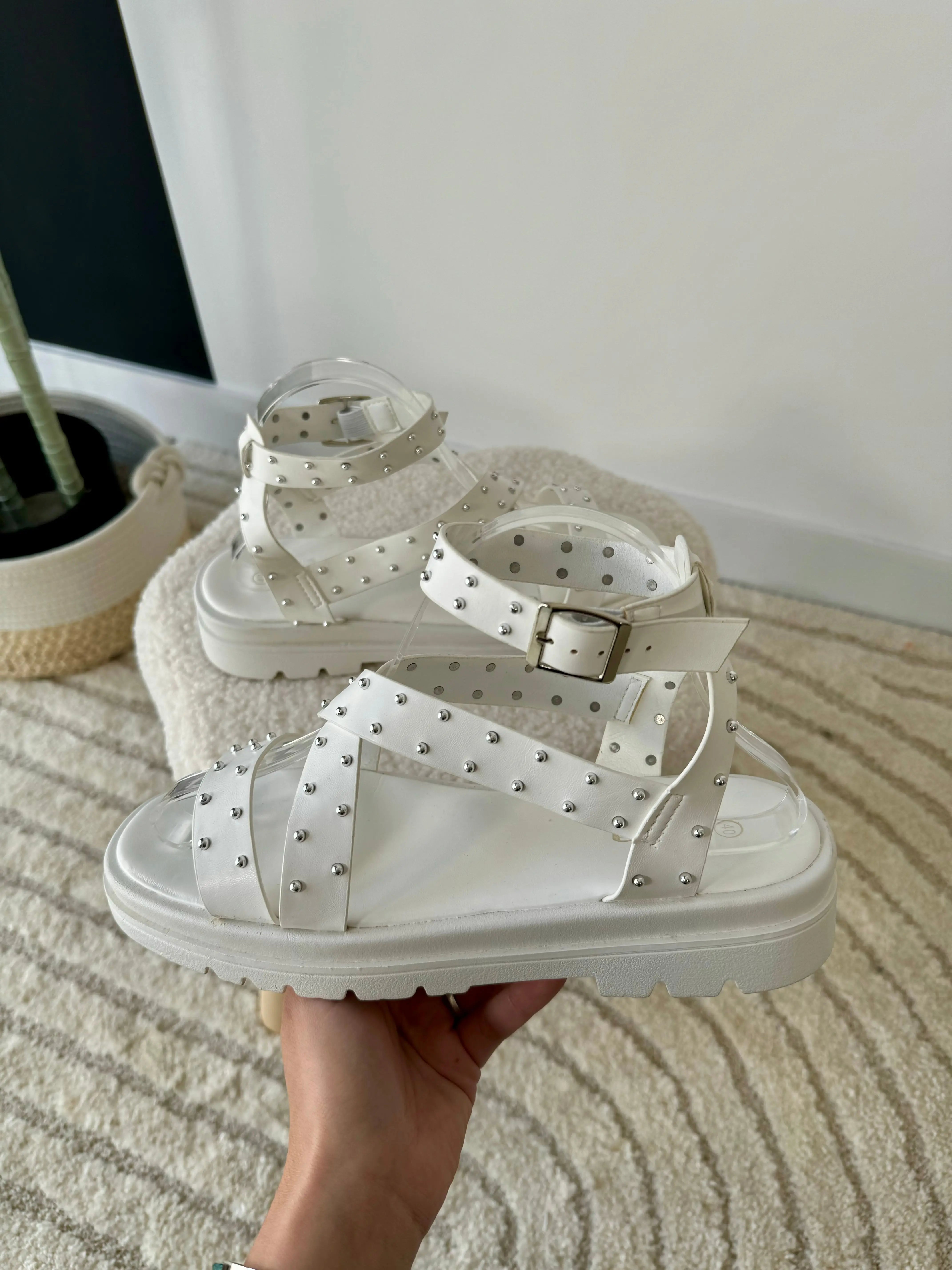 Sandales blanches