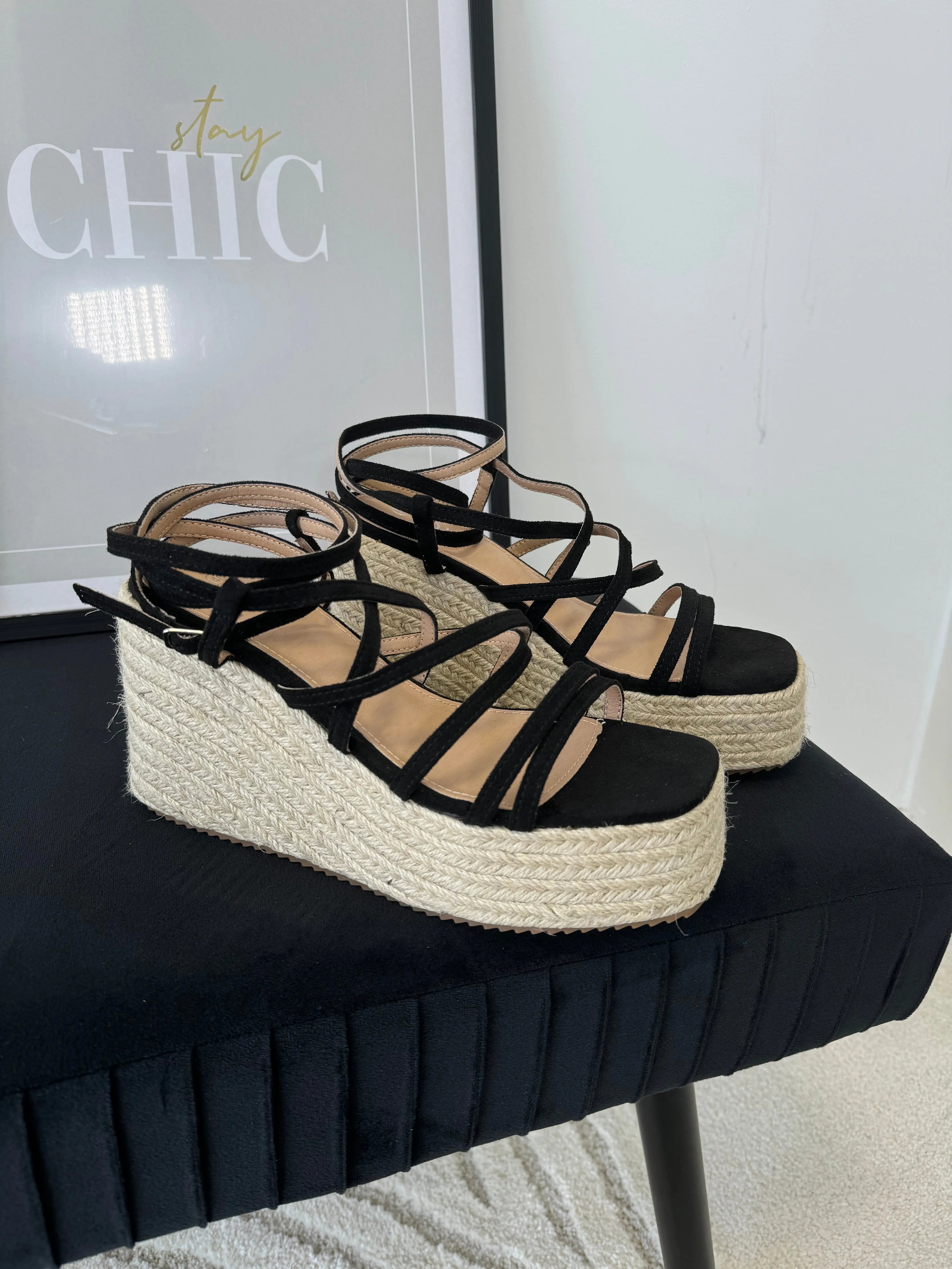 Sandales compensées