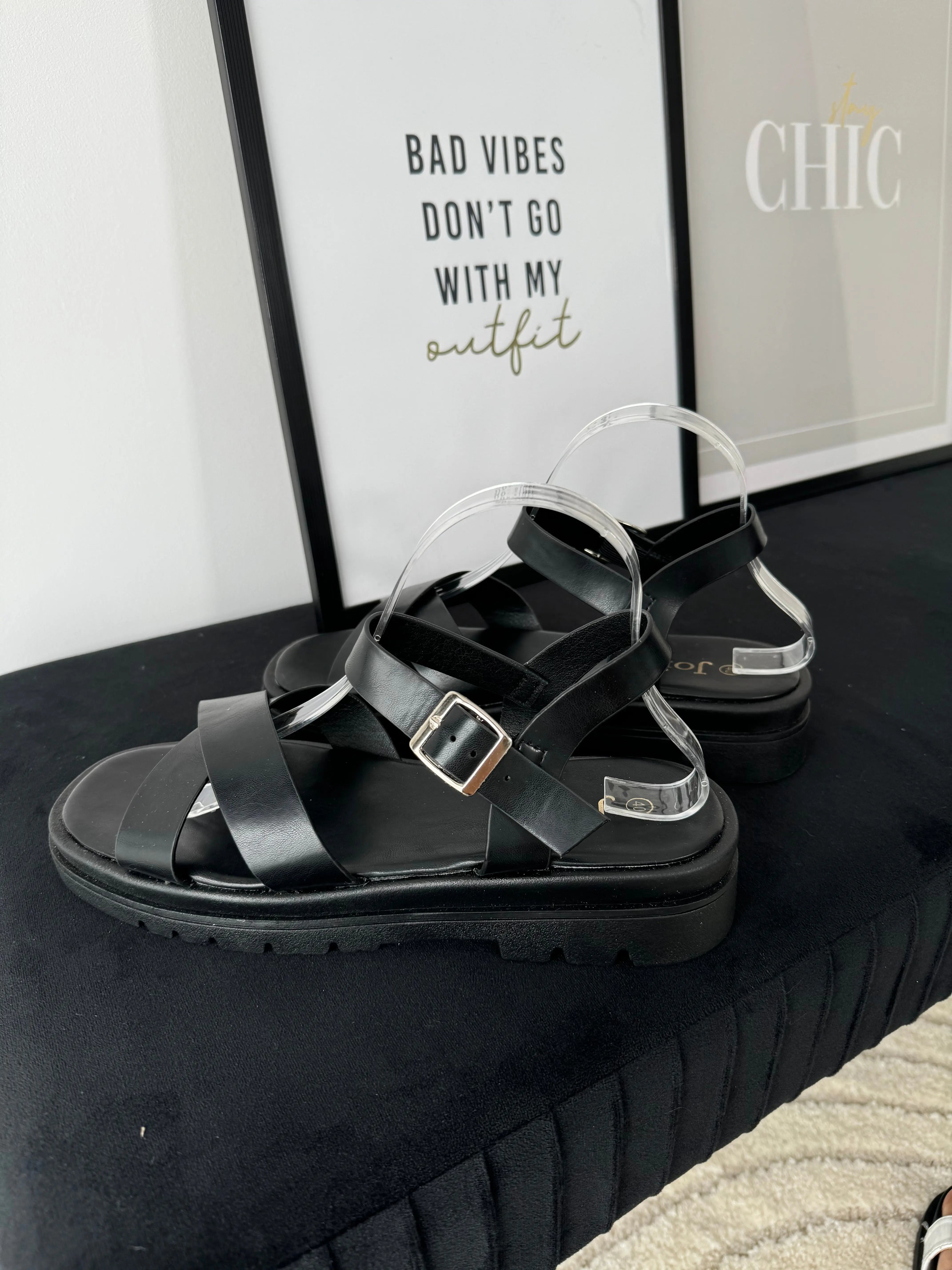 Sandales noires