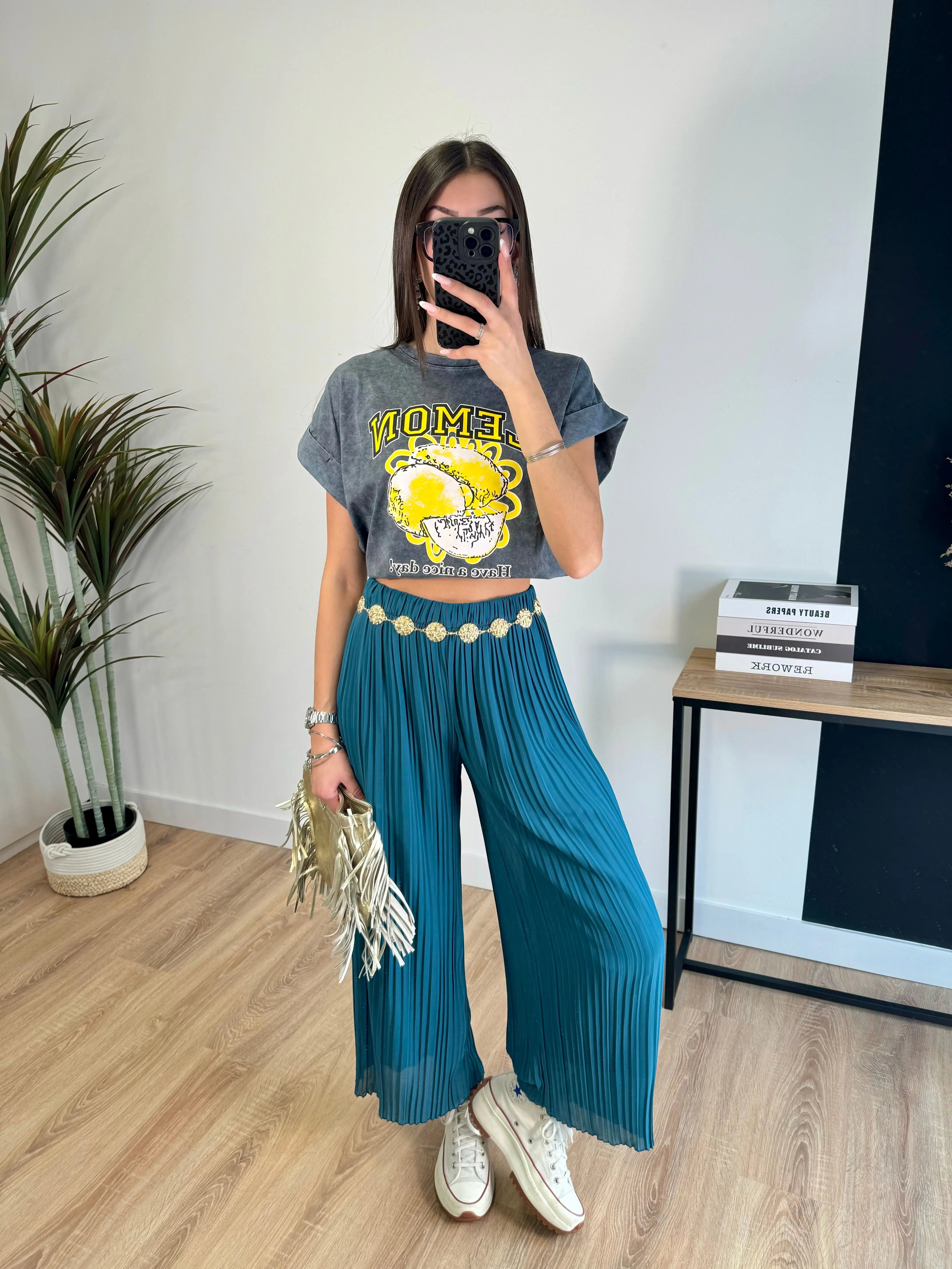 Tee-shirt gris LEMON