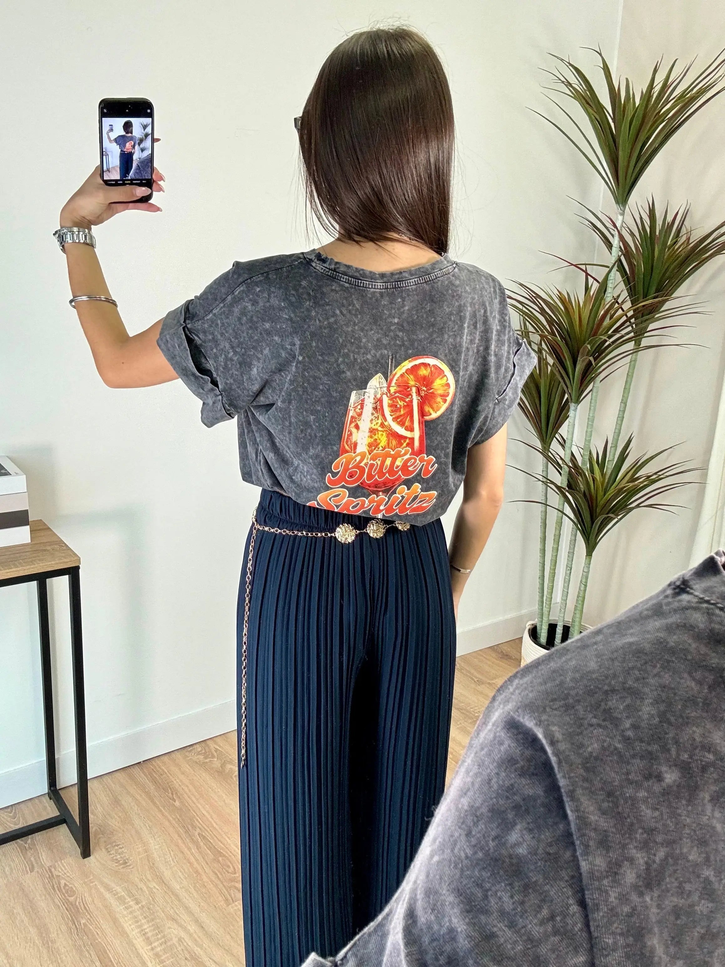 Tee-shirt gris spritz