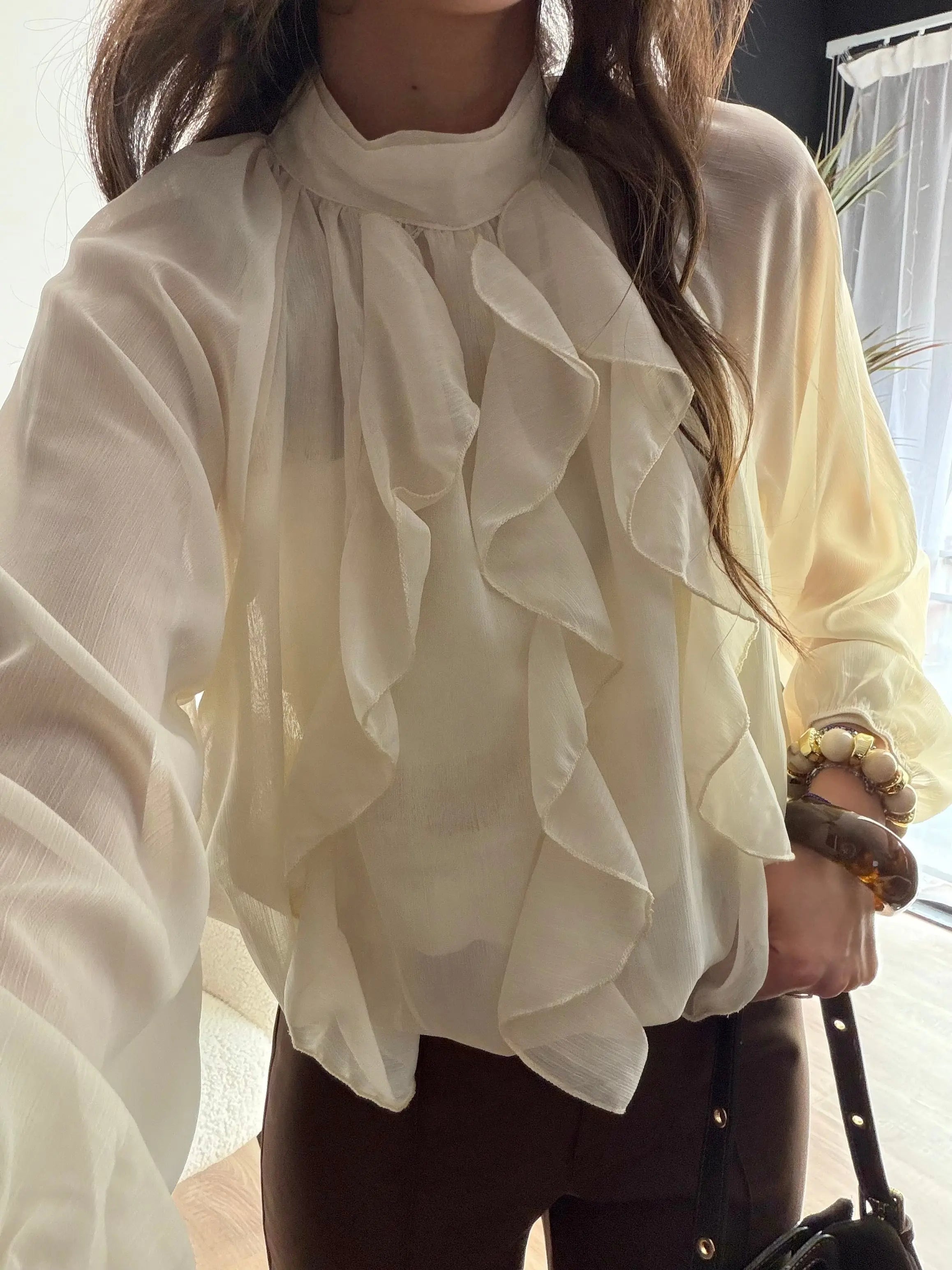 Blouse écru
