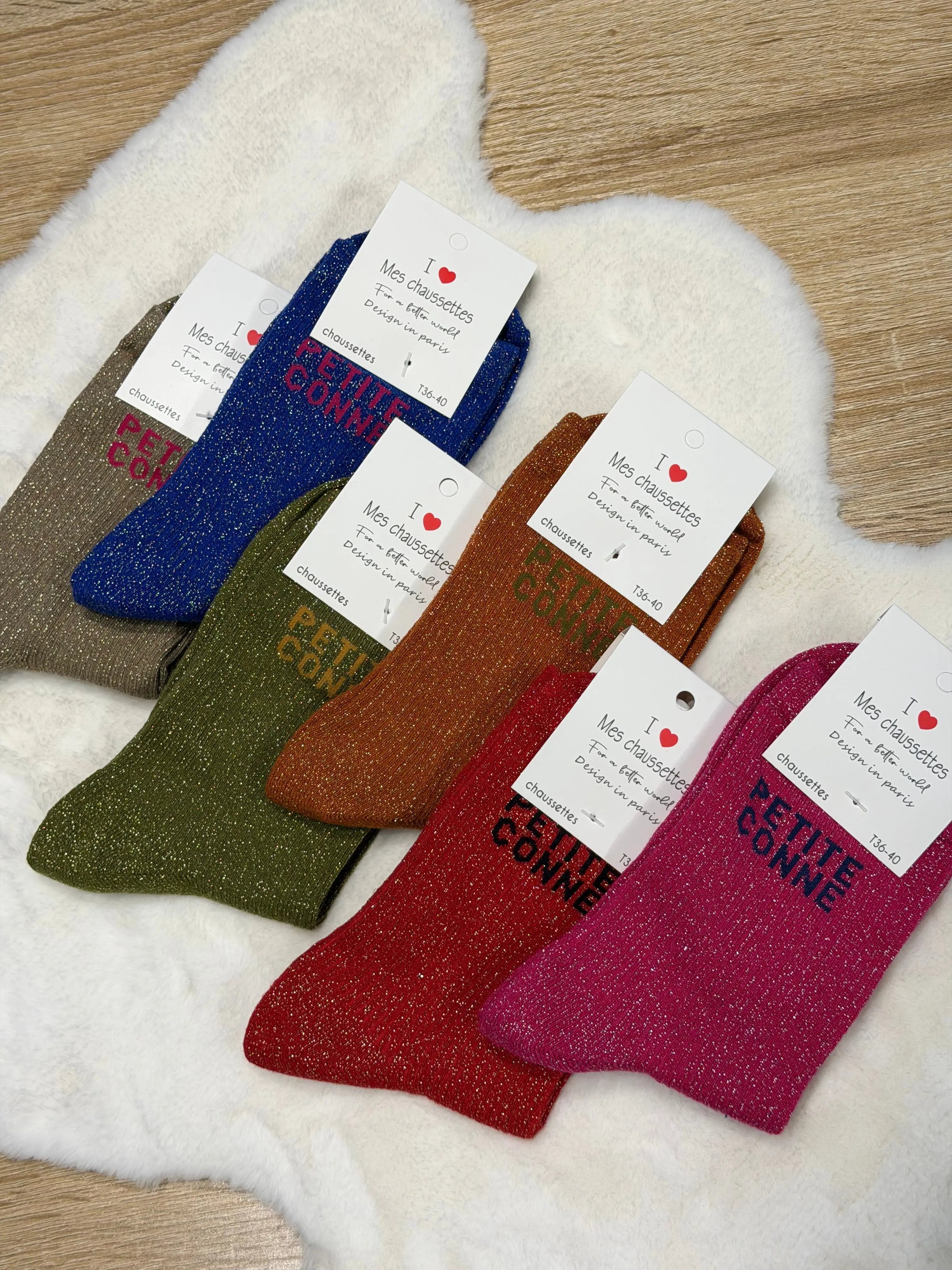 Chaussettes paillettes