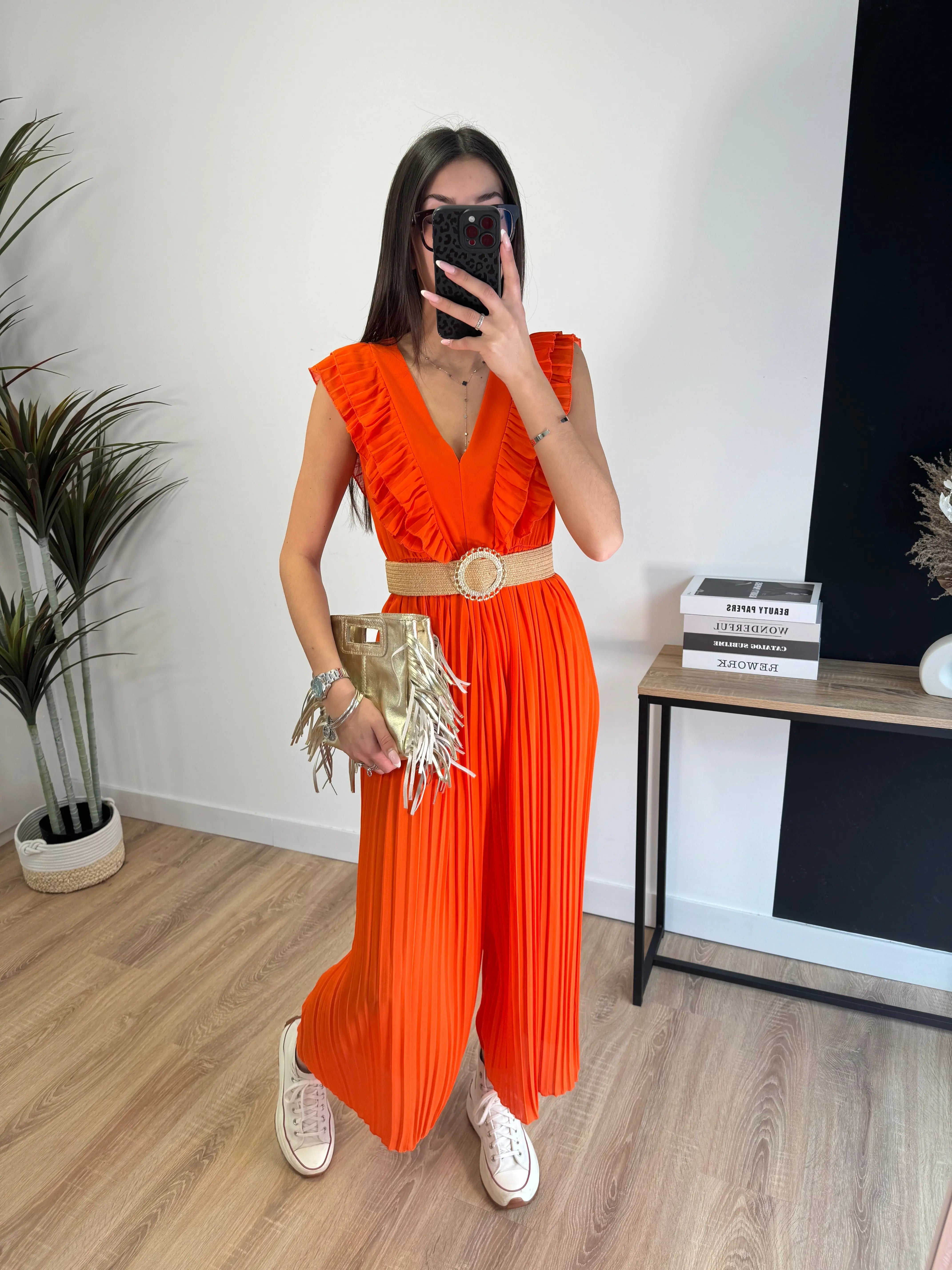 Combinaison plissée Emma