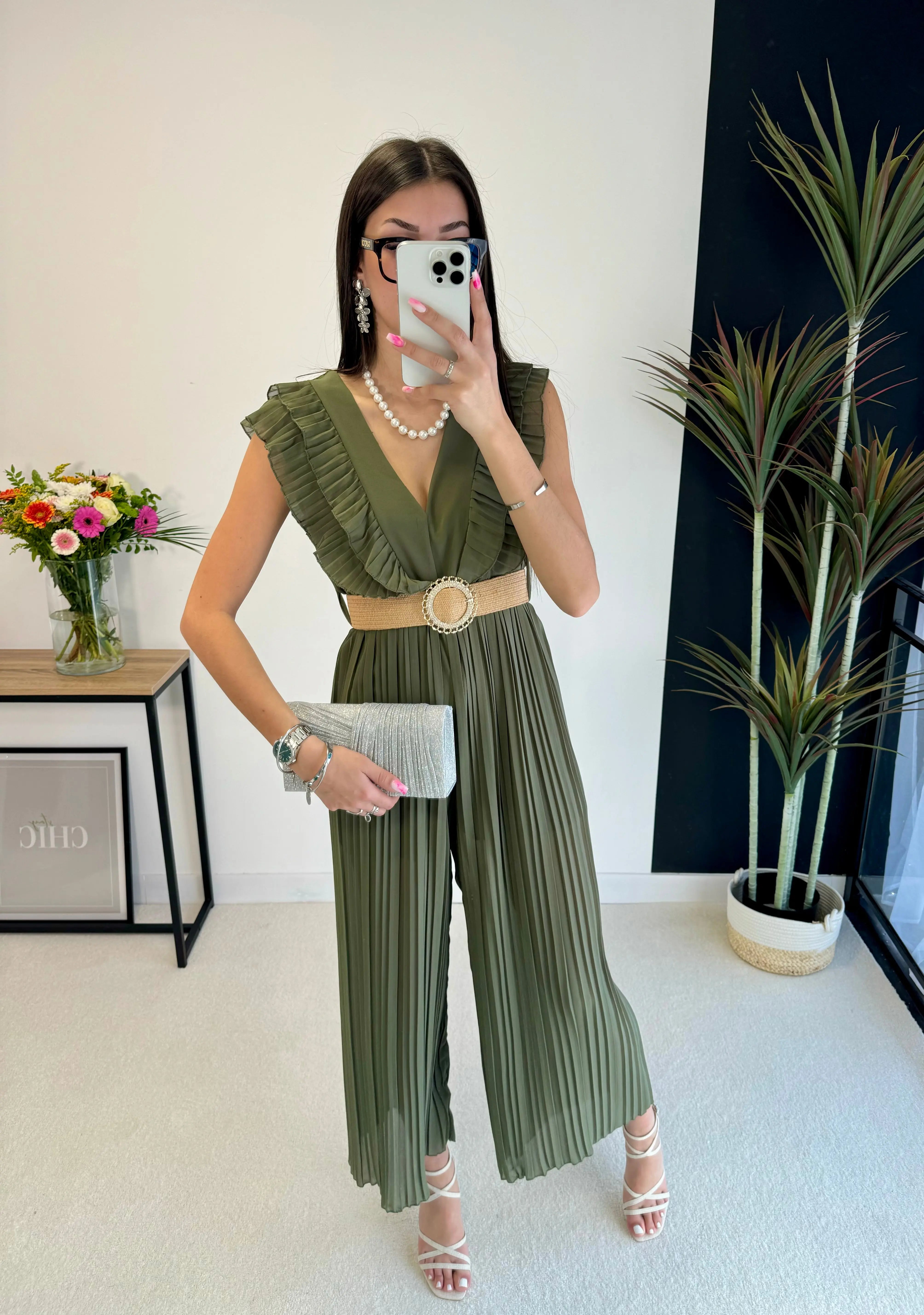 Combinaison plissée Emma