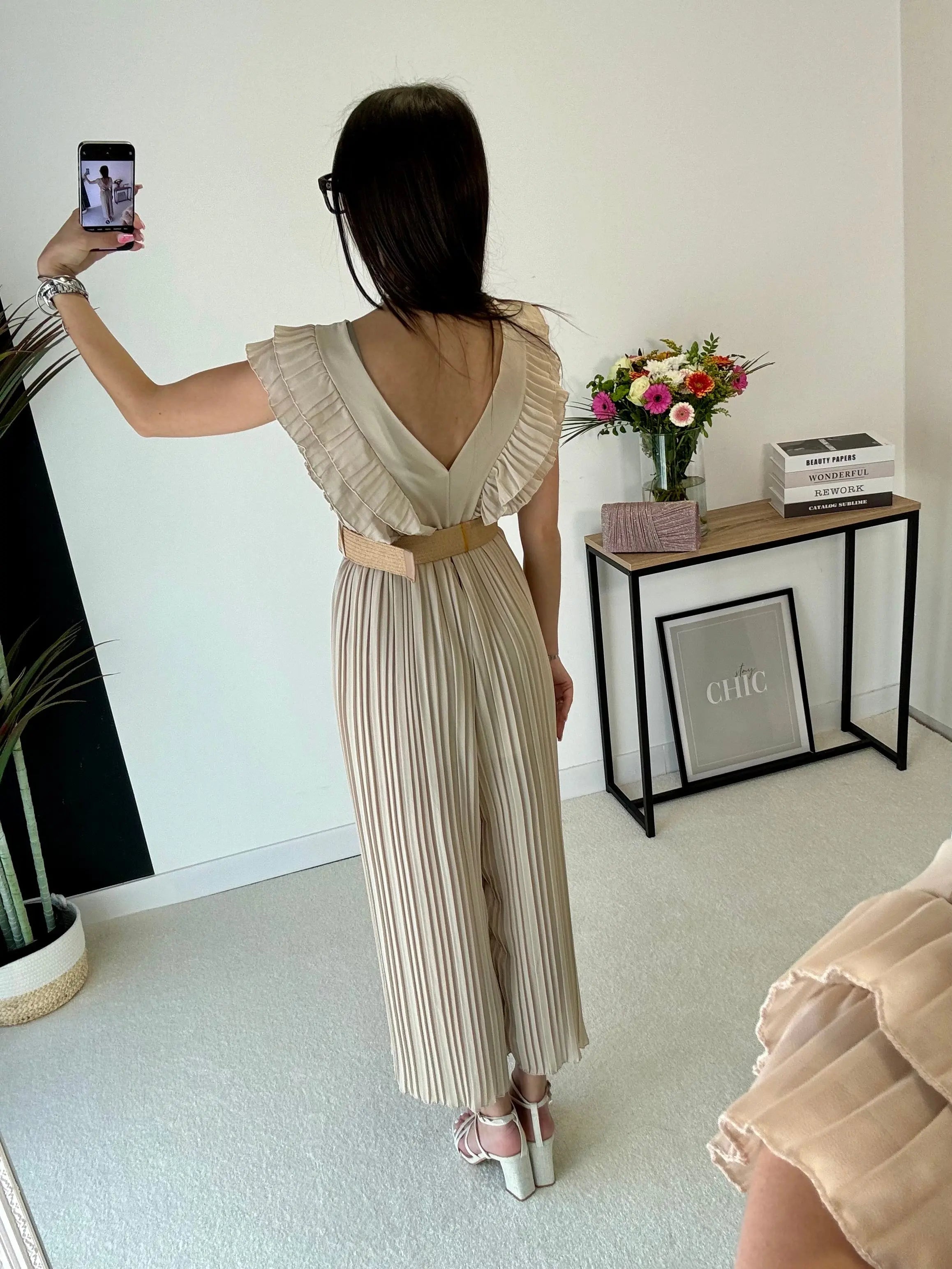 Combinaison plissée Emma