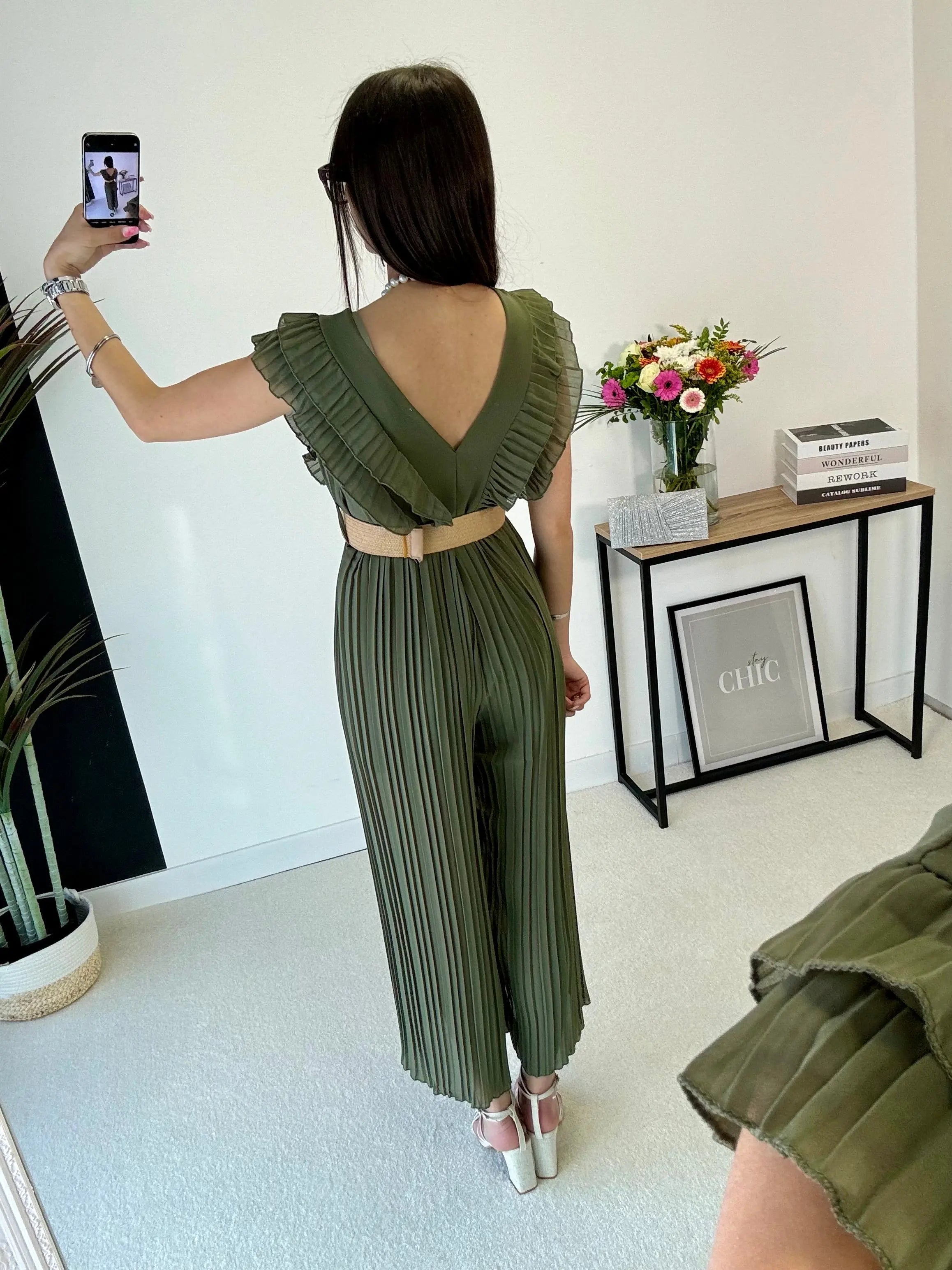 Combinaison plissée Emma