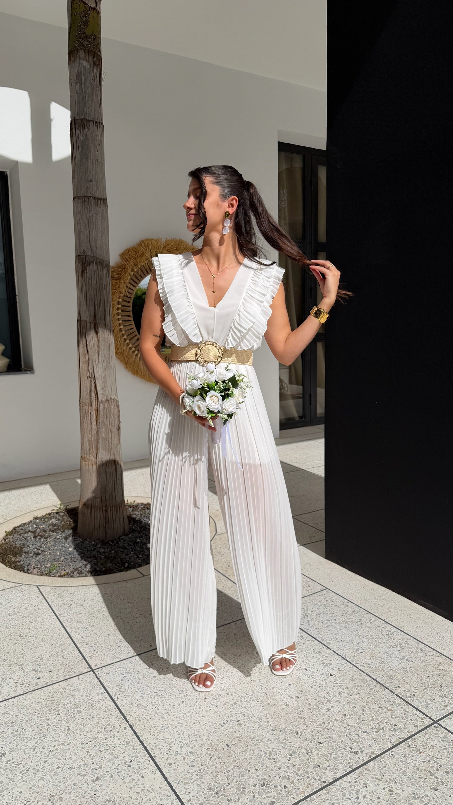 Combinaison plissée Emma