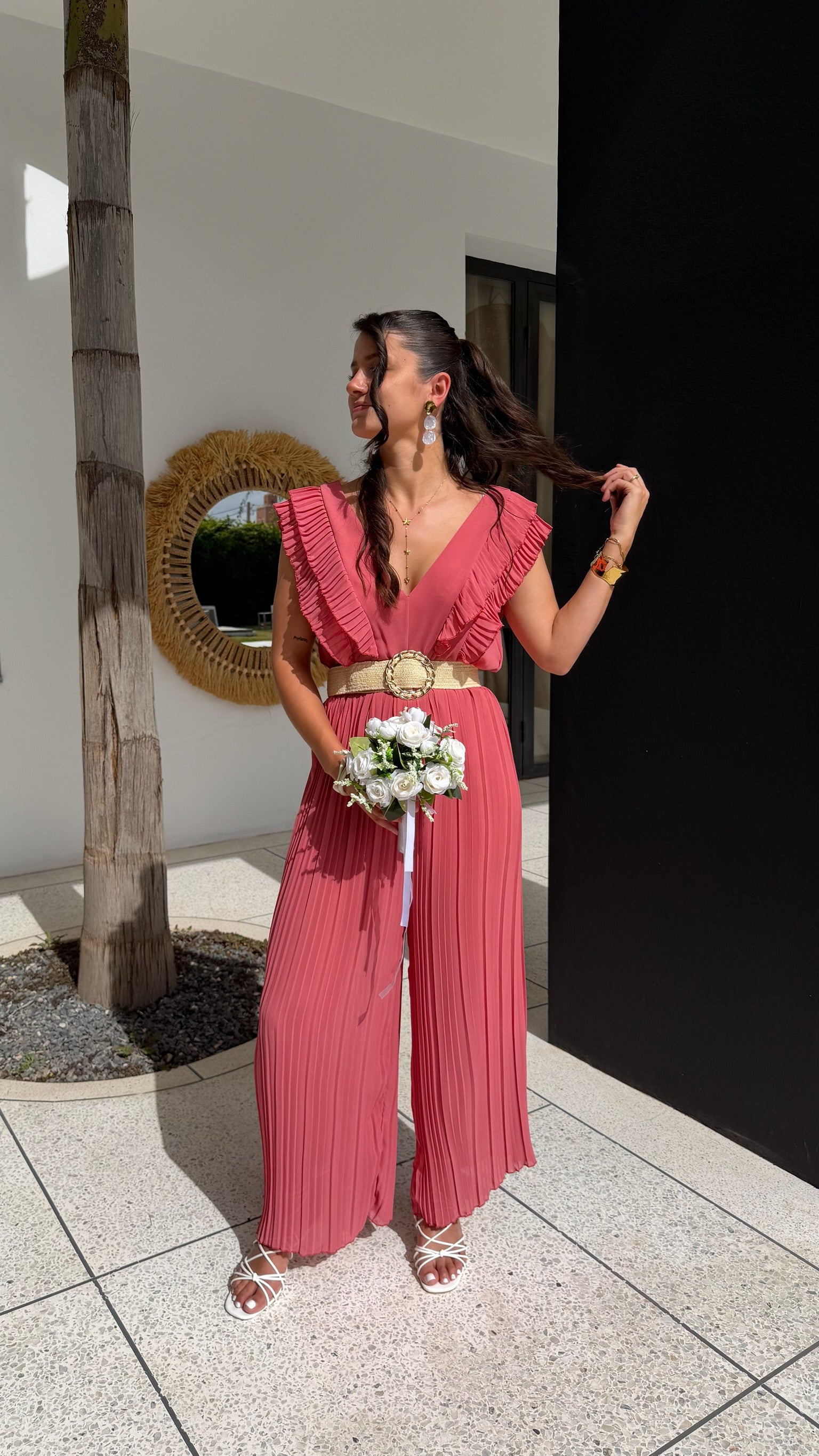 Combinaison plissée Emma