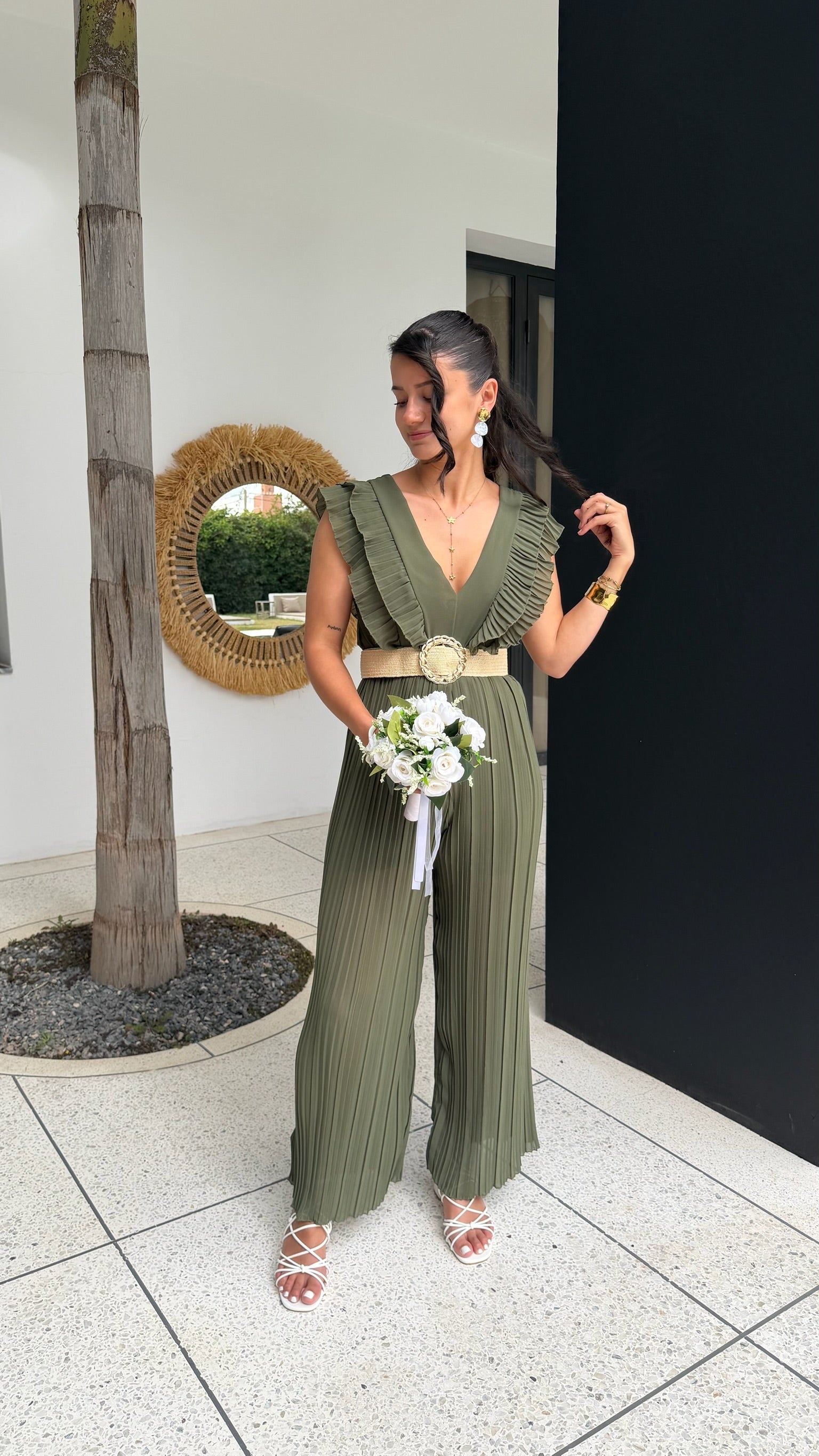 Combinaison plissée Emma