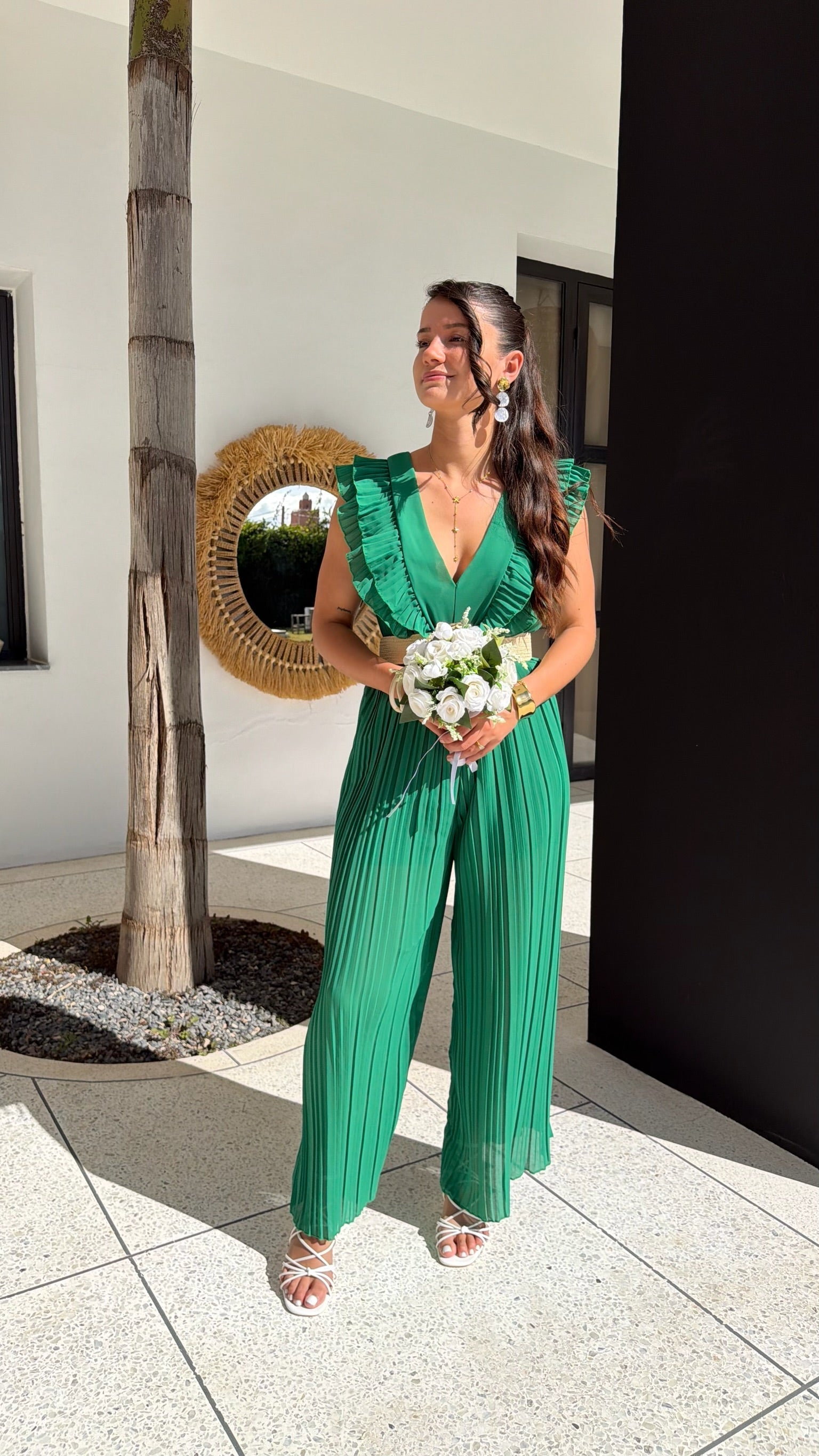 Combinaison plissée Emma