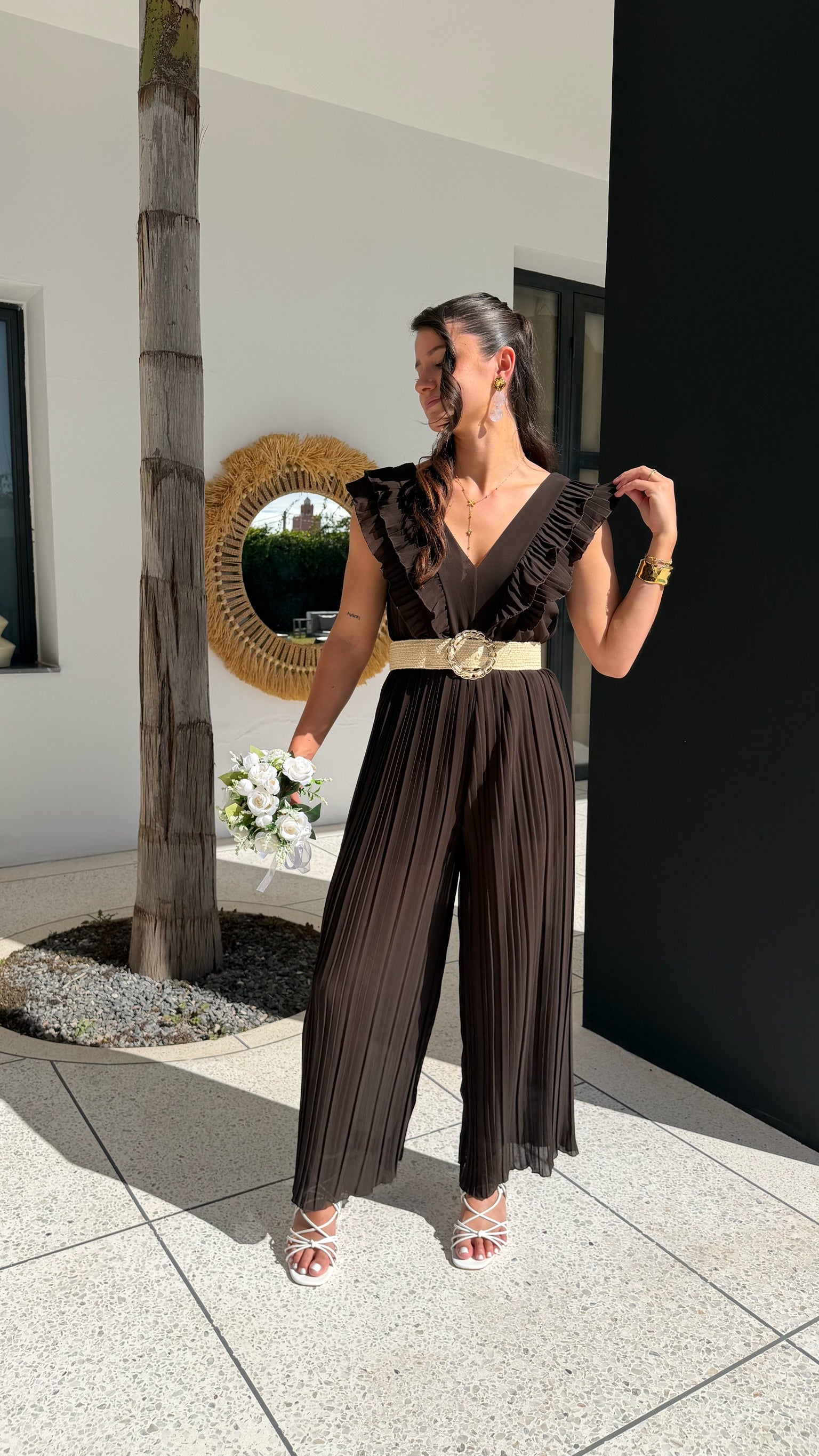 Combinaison plissée Emma