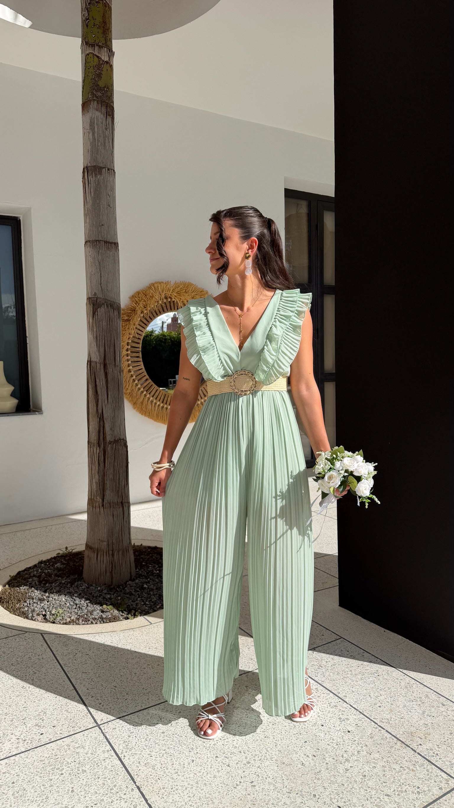 Combinaison plissée Emma