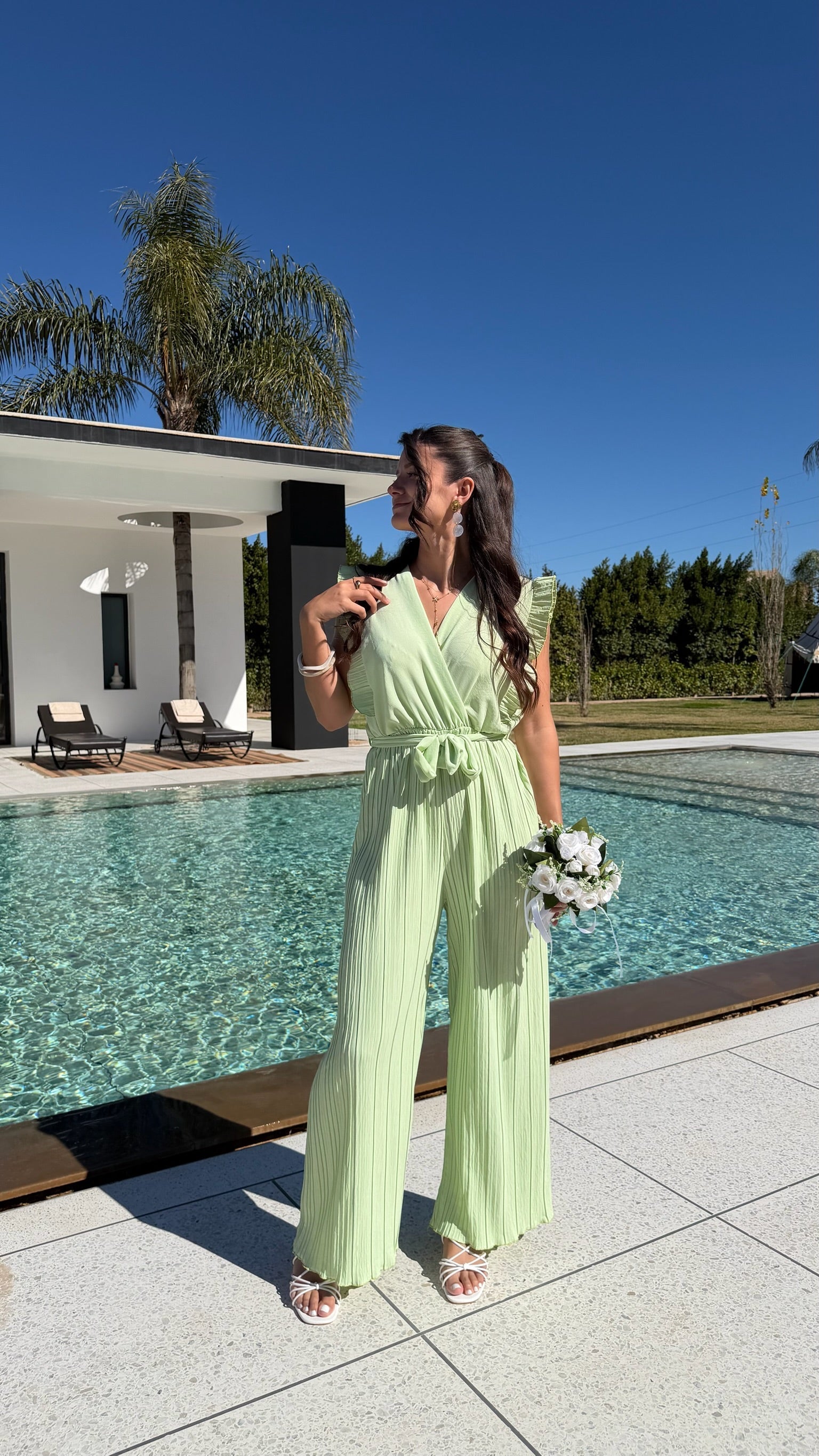 Combinaison plissée Eva