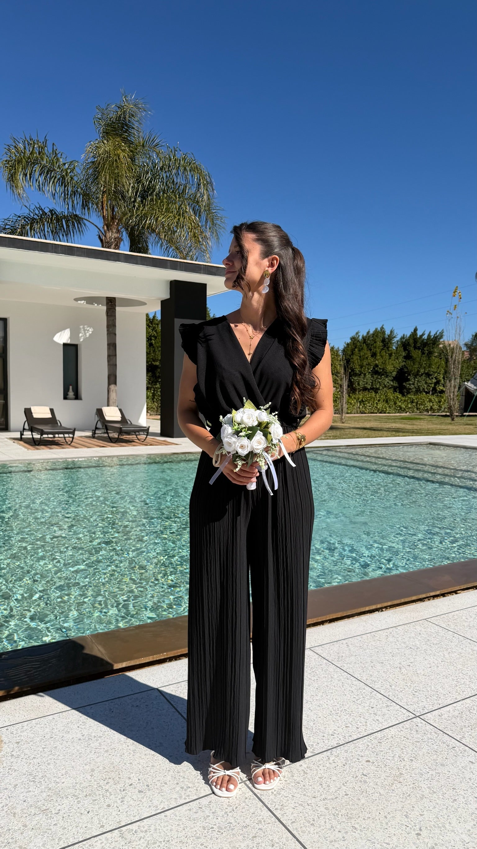 Combinaison plissée Eva