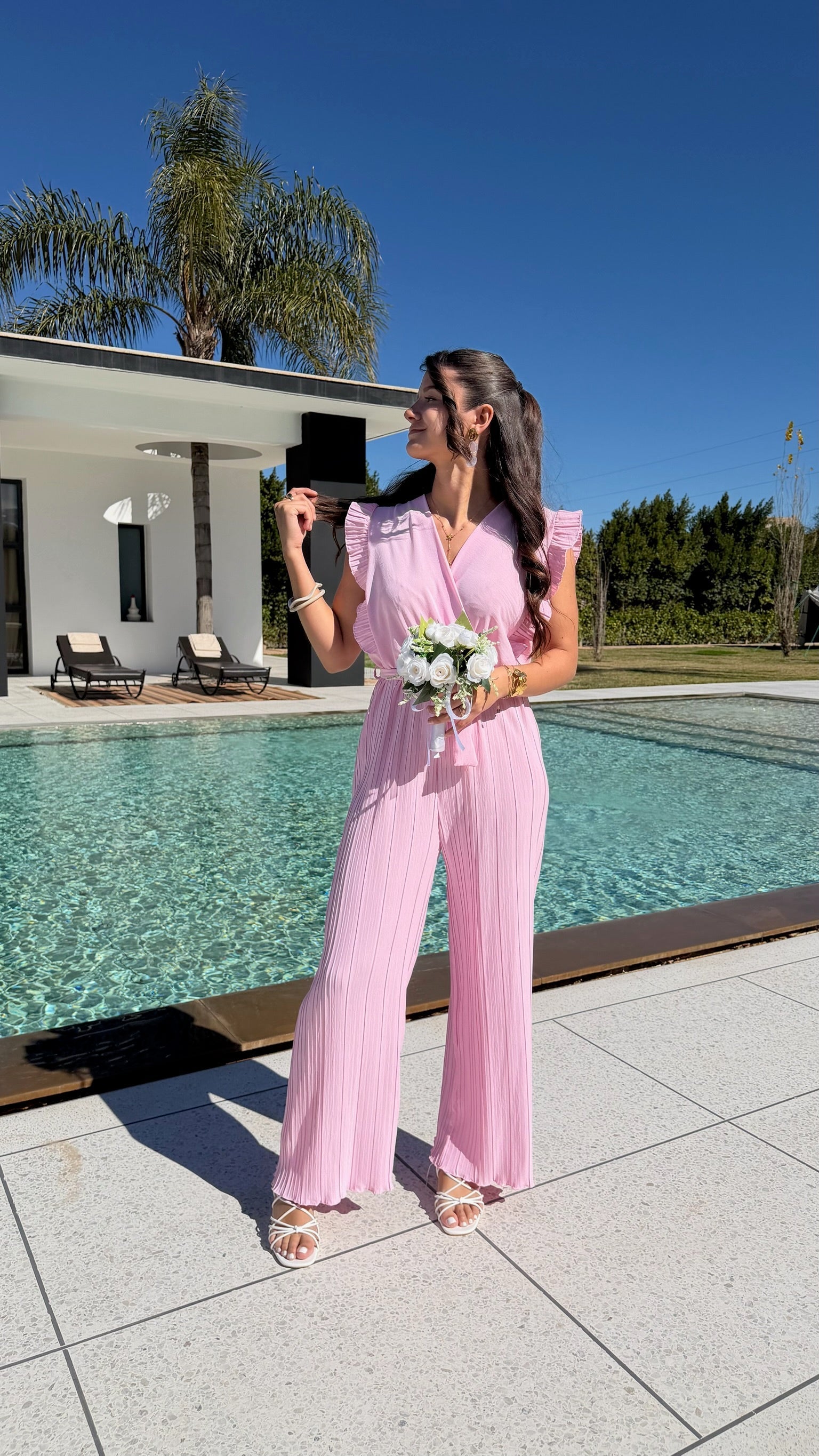 Combinaison plissée Eva