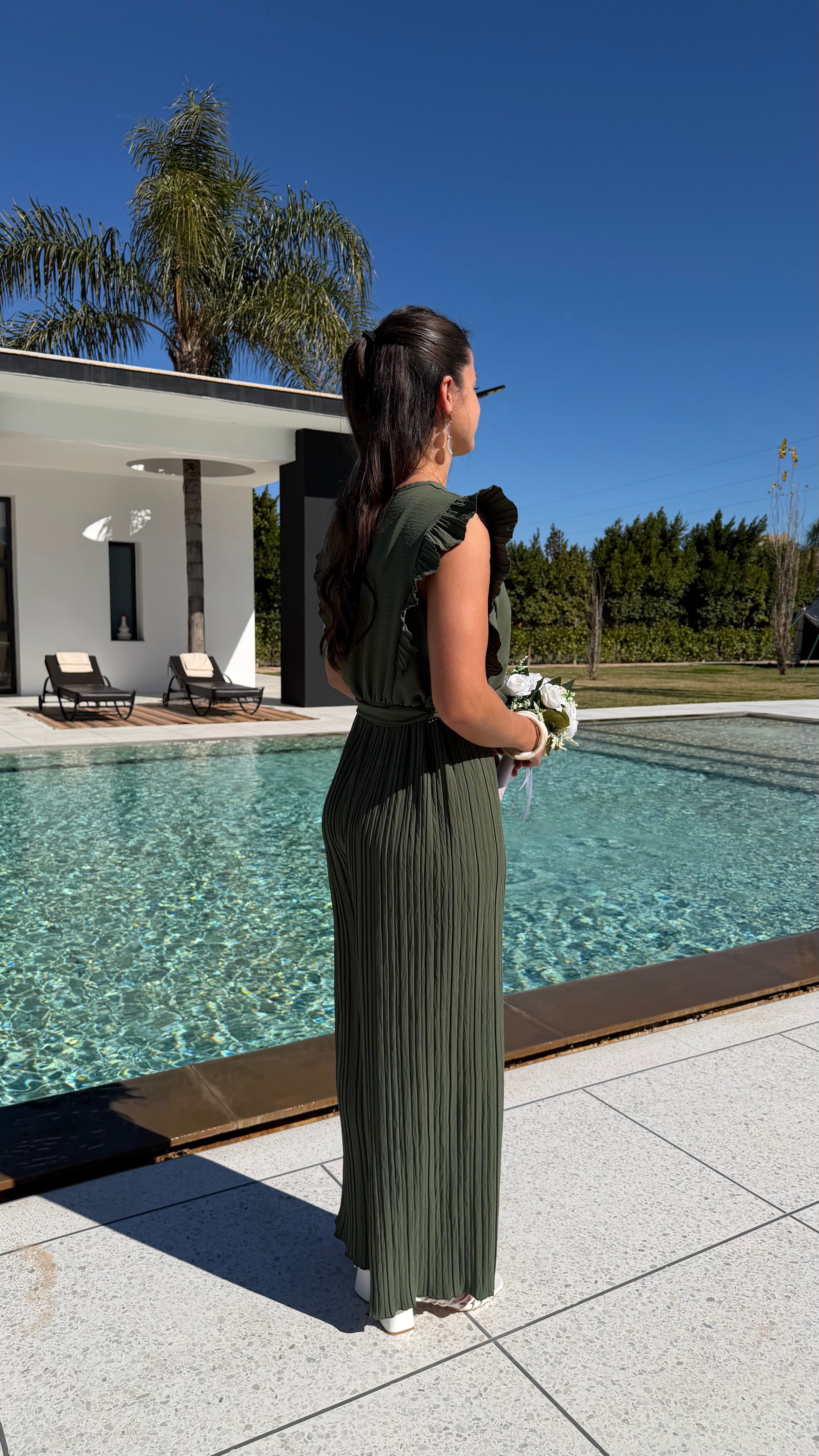 Combinaison plissée Eva