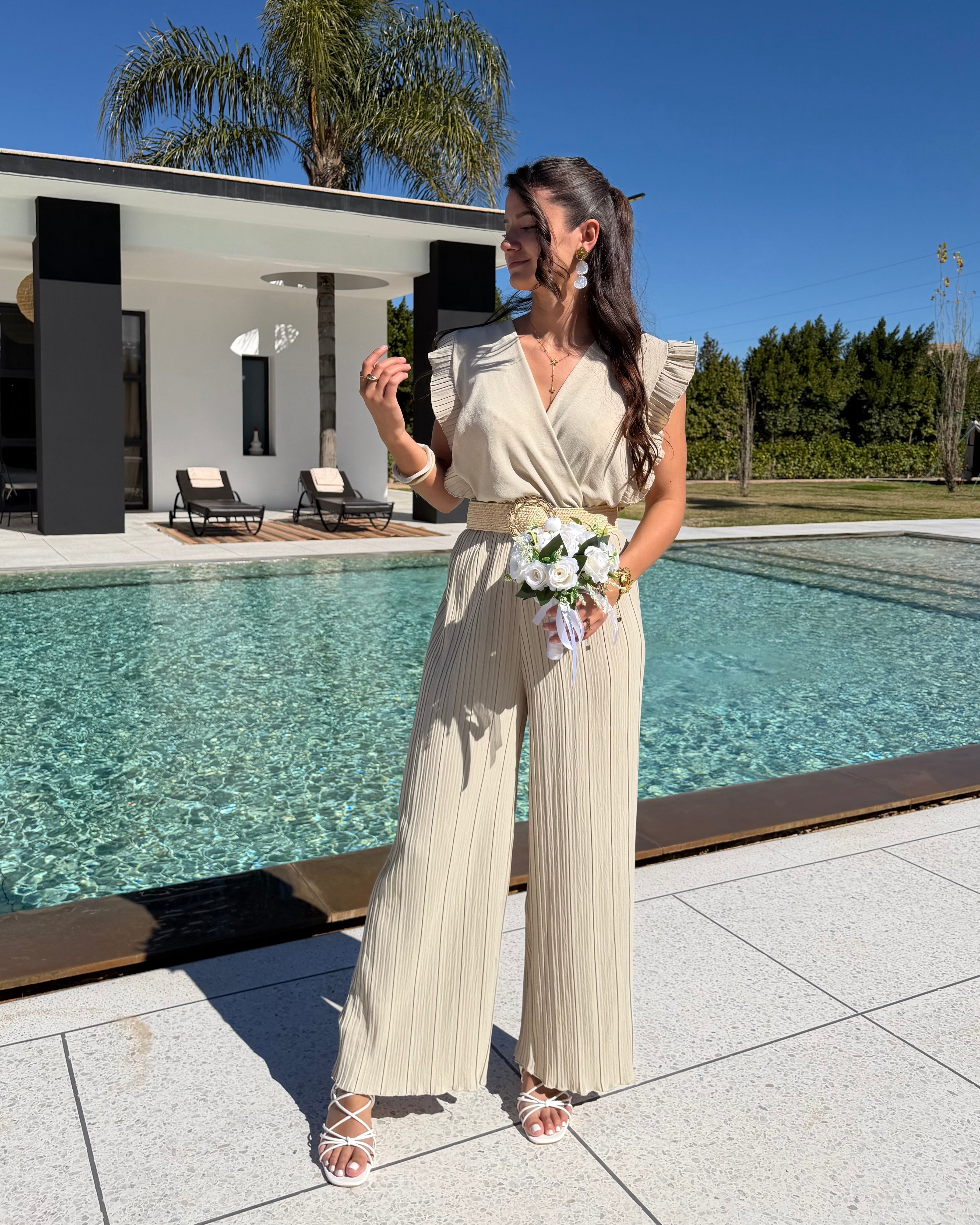 Combinaison plissée Eva