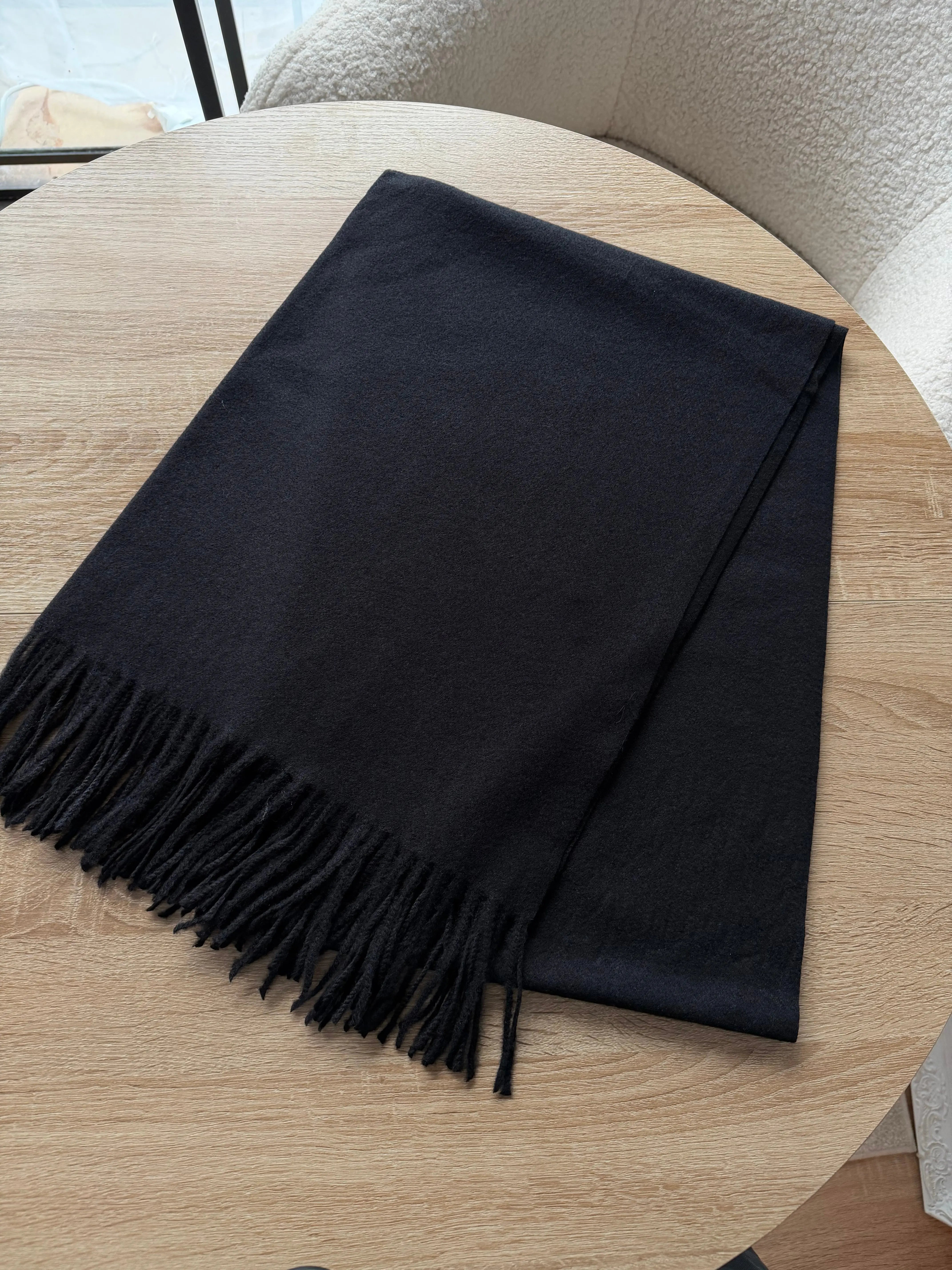 Écharpes à franges cashmere