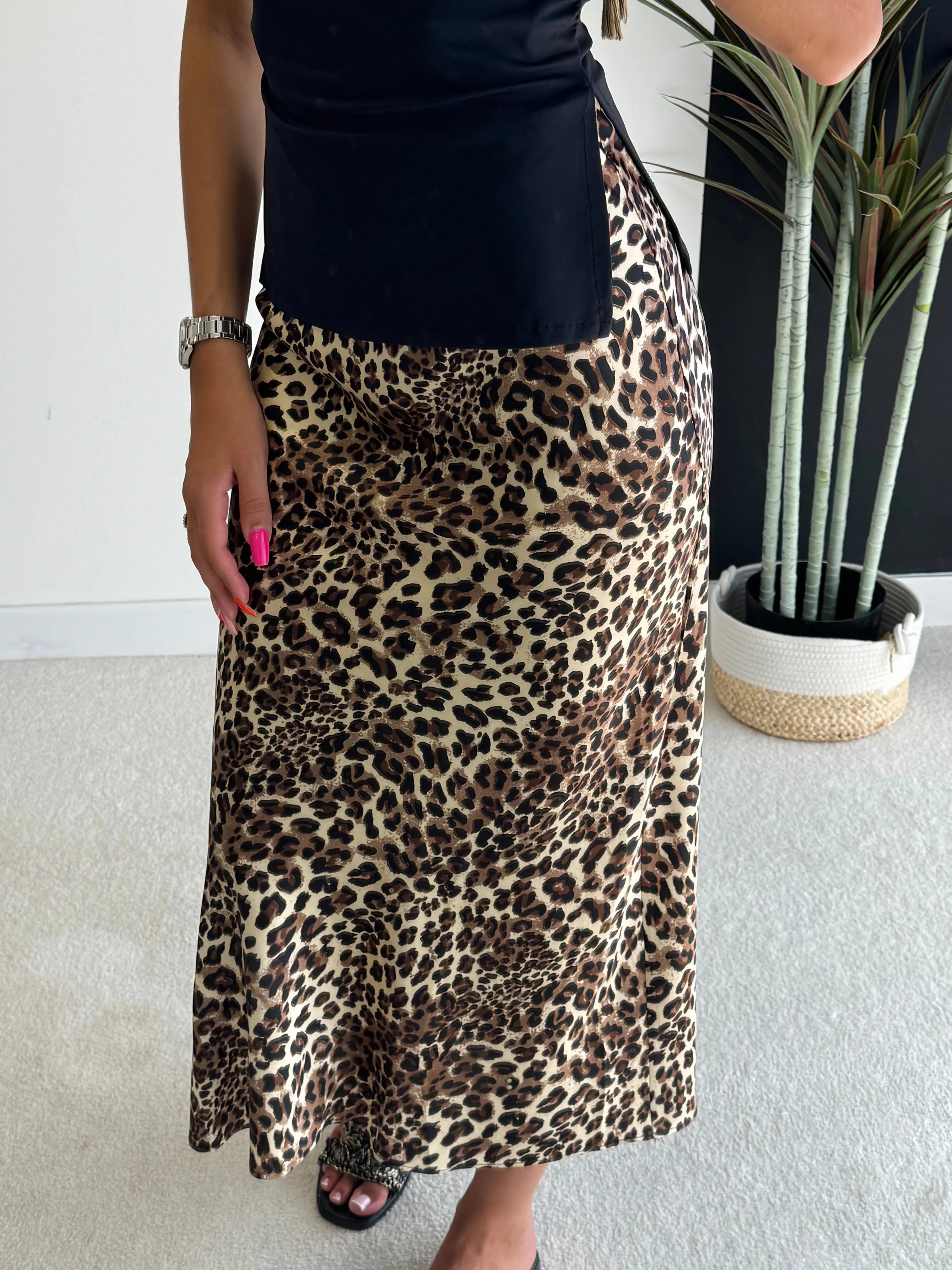Jupe léopard