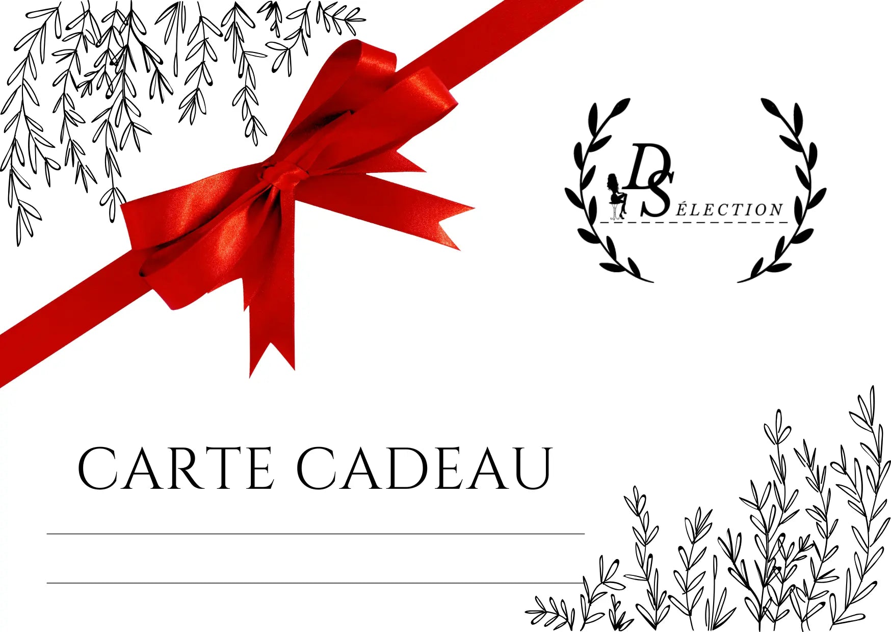 🎁 Offrez la liberté de choisir avec la Carte Cadeau DS Sélection