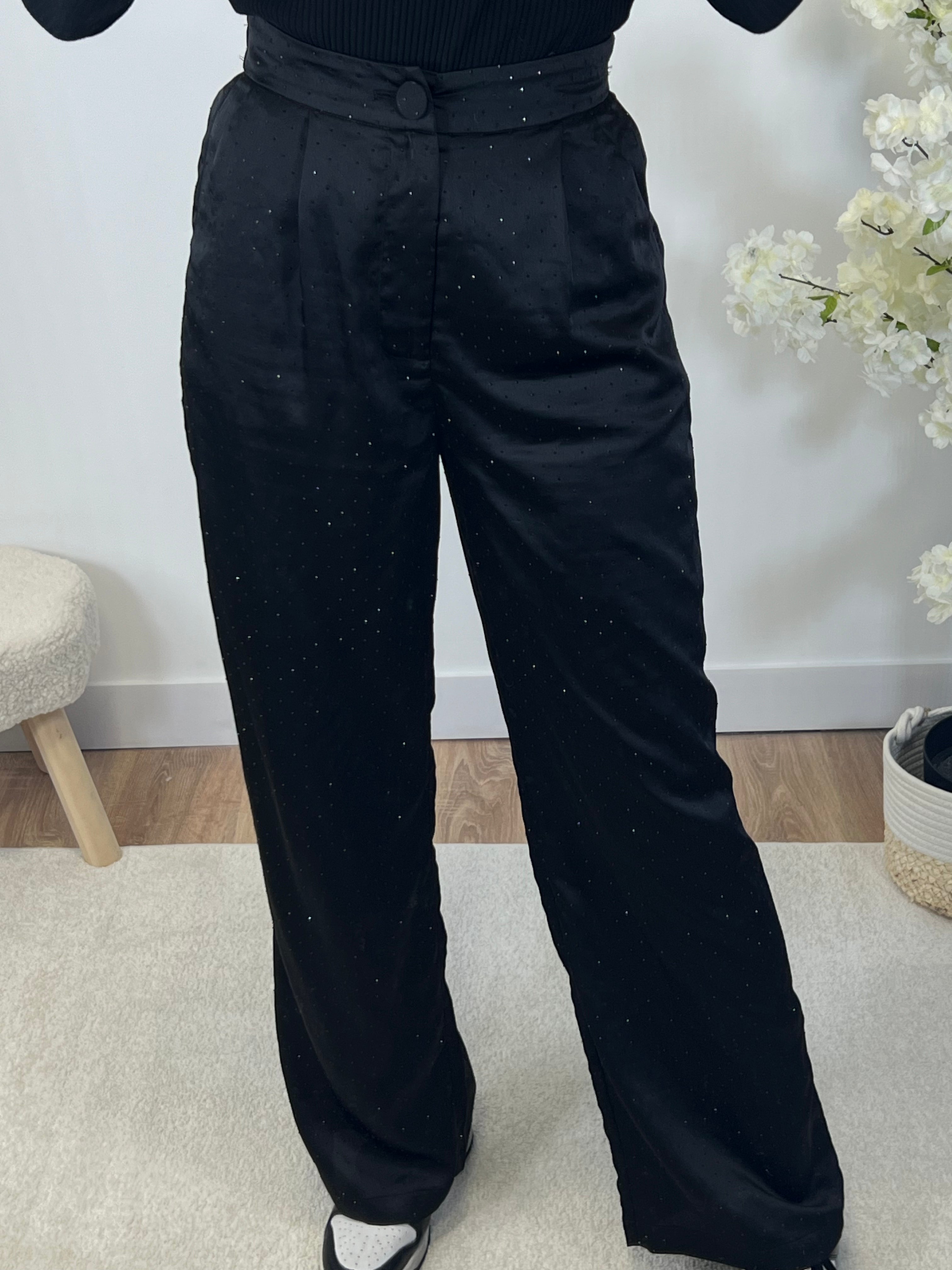 Pantalon à strass