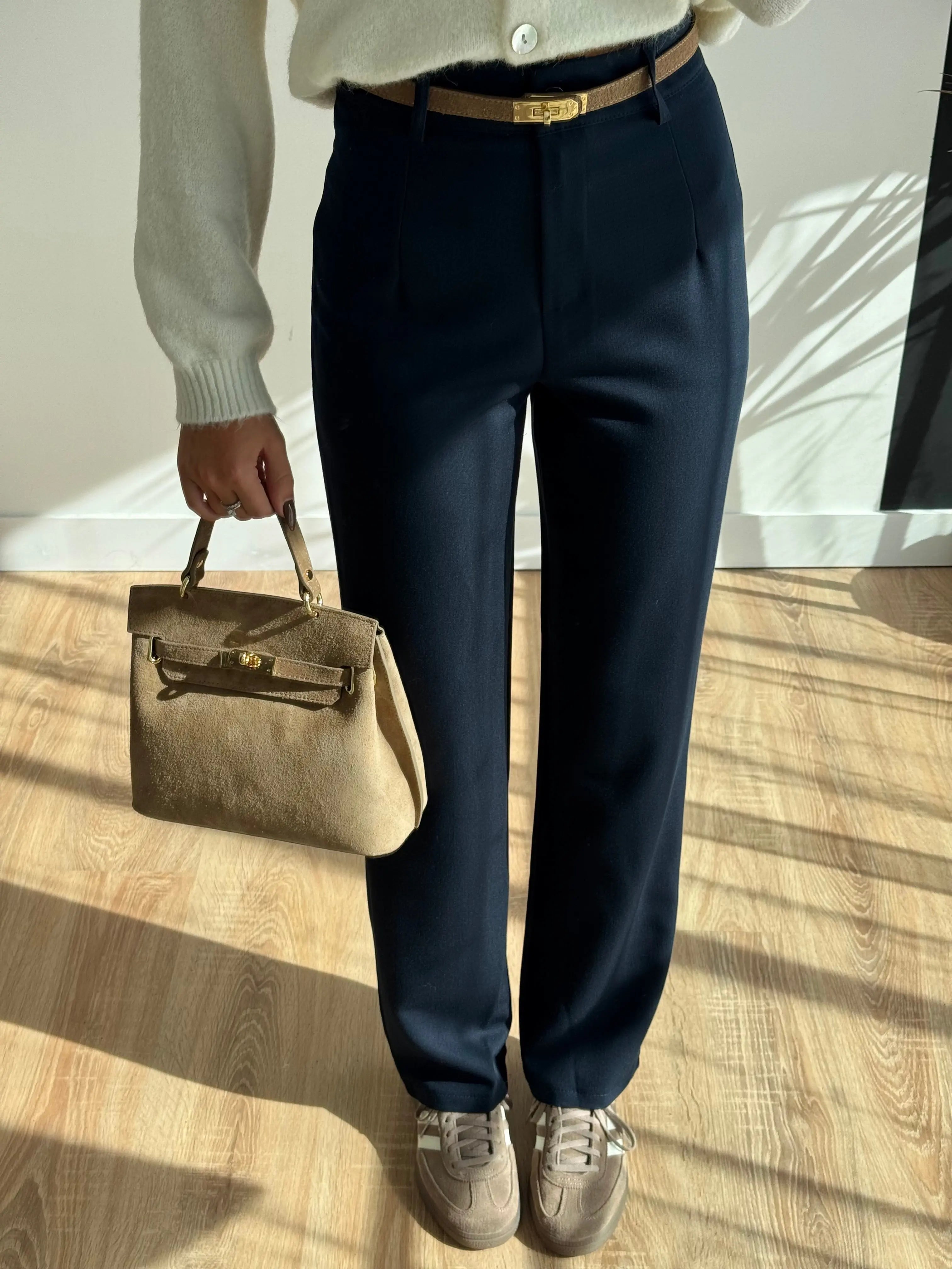 Pantalon bleu marine