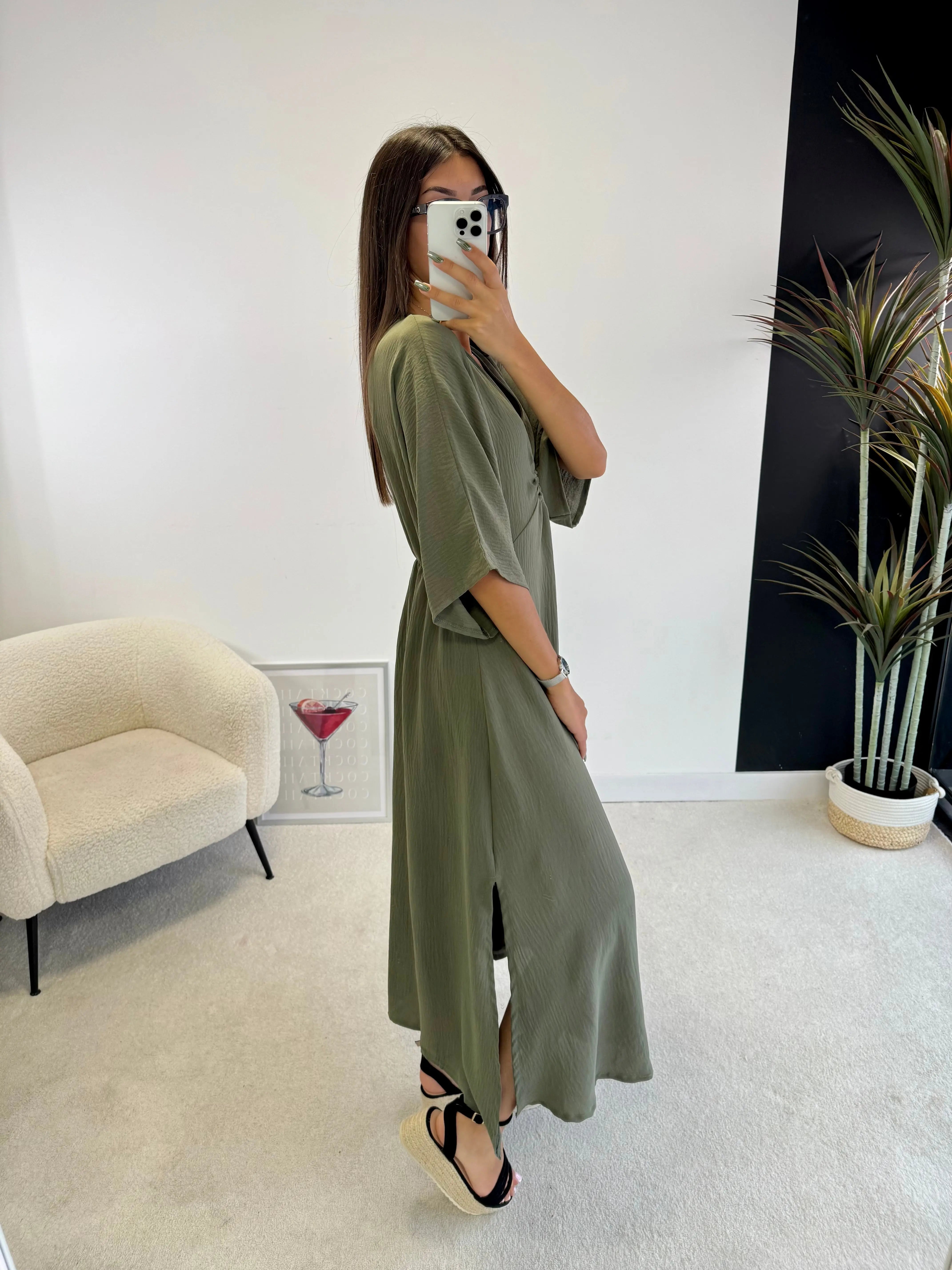 Robe Longue à Fente