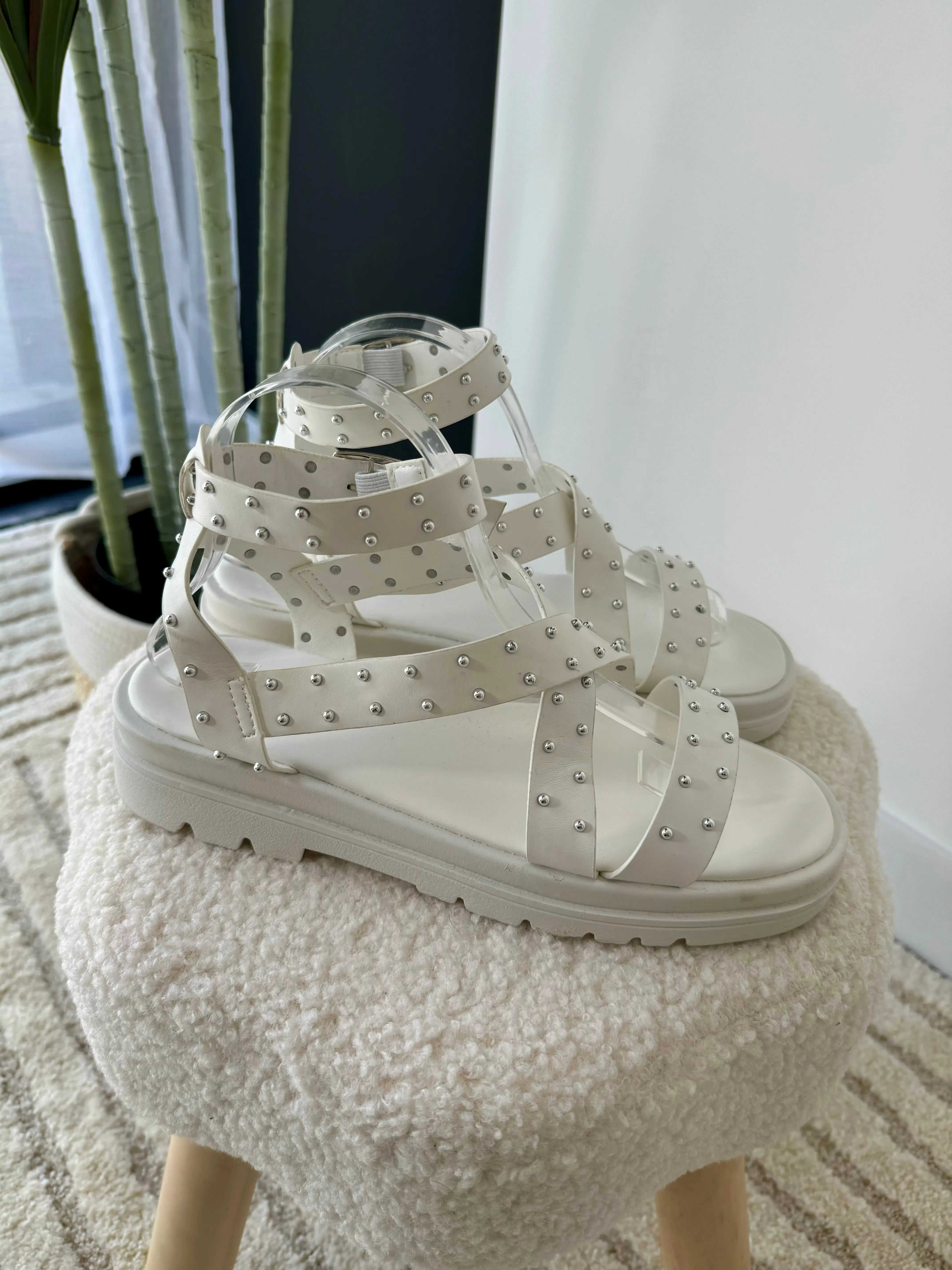 Sandales blanches