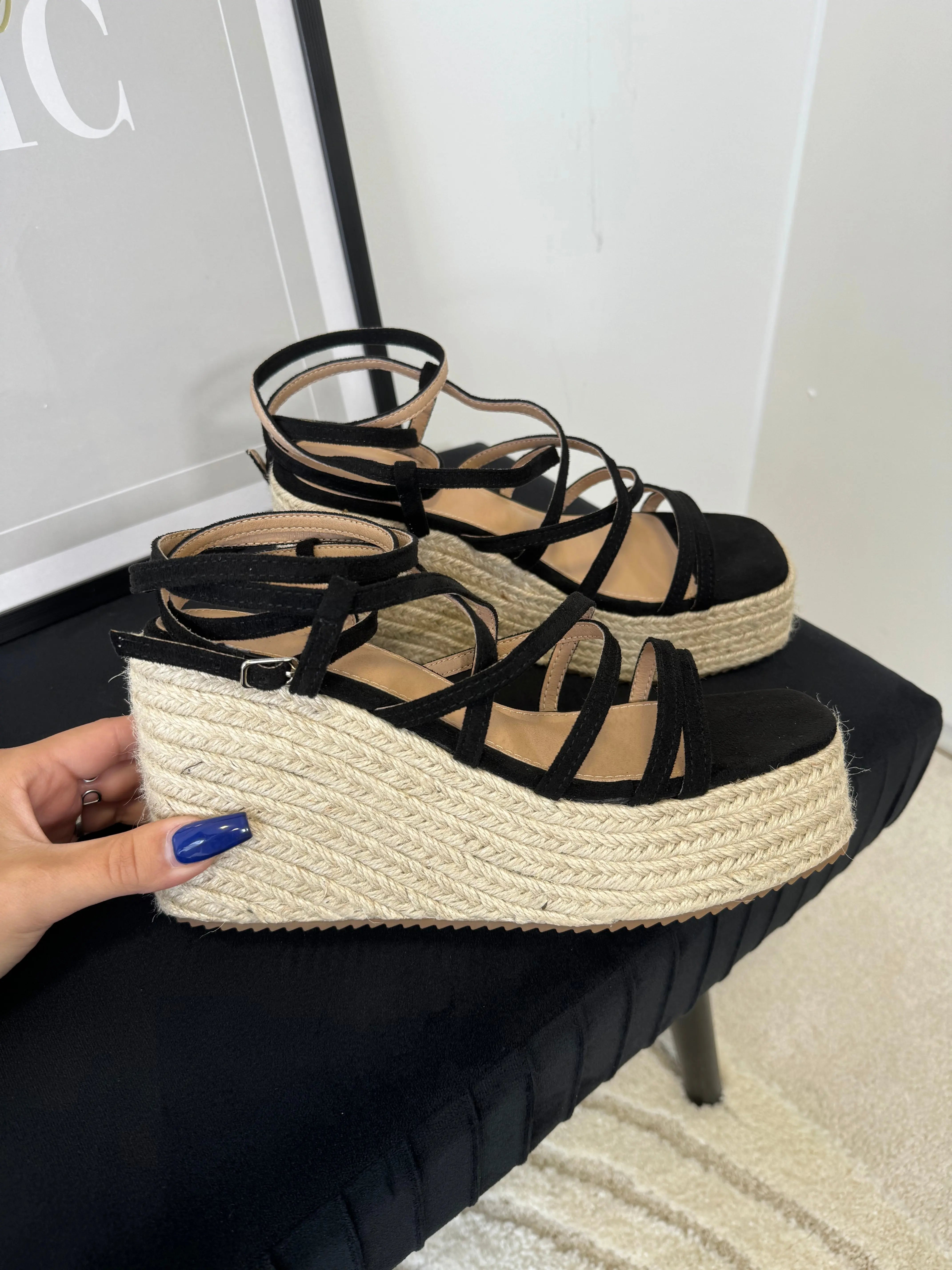 Sandales compensées