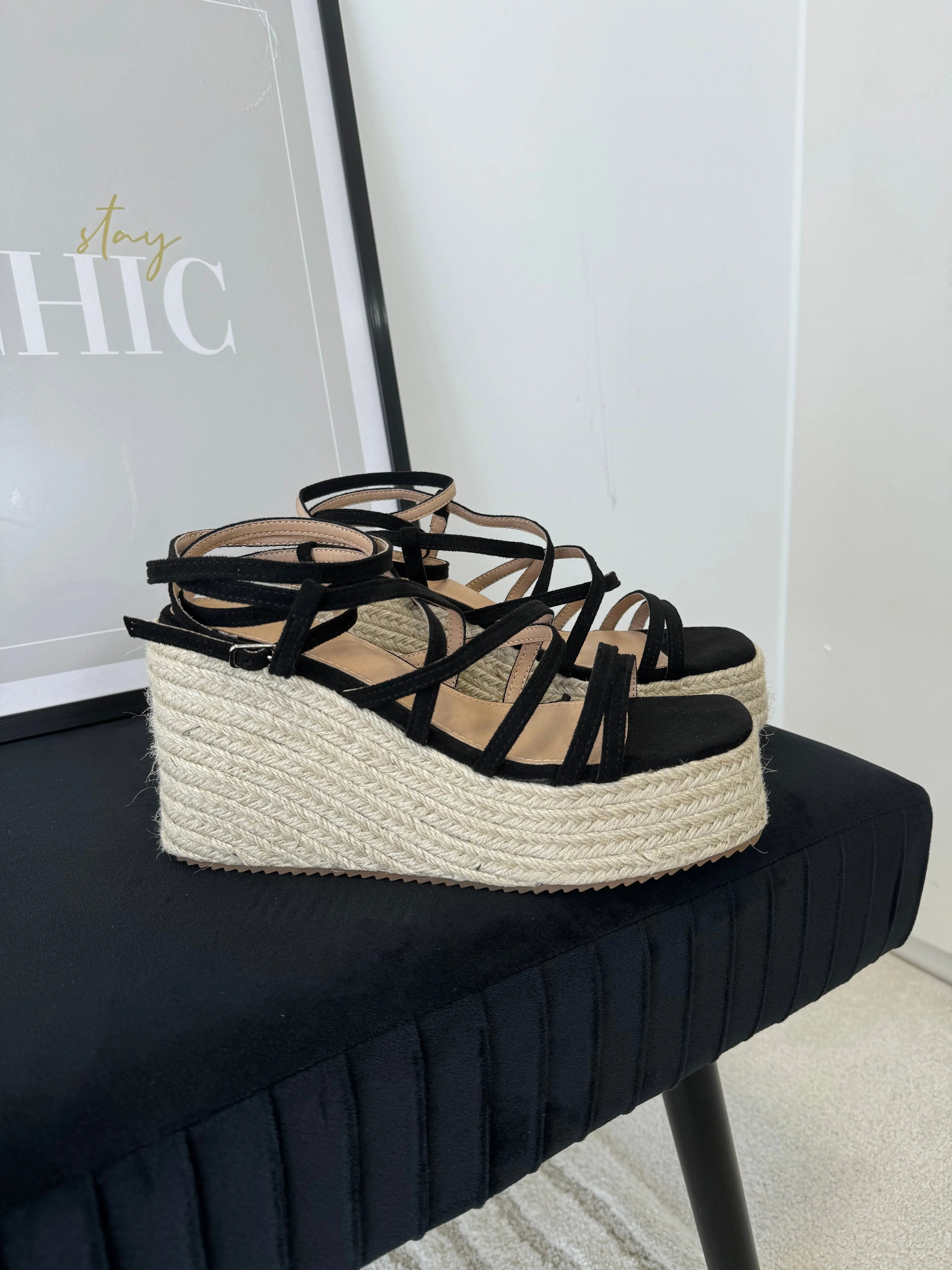 Sandales compensées