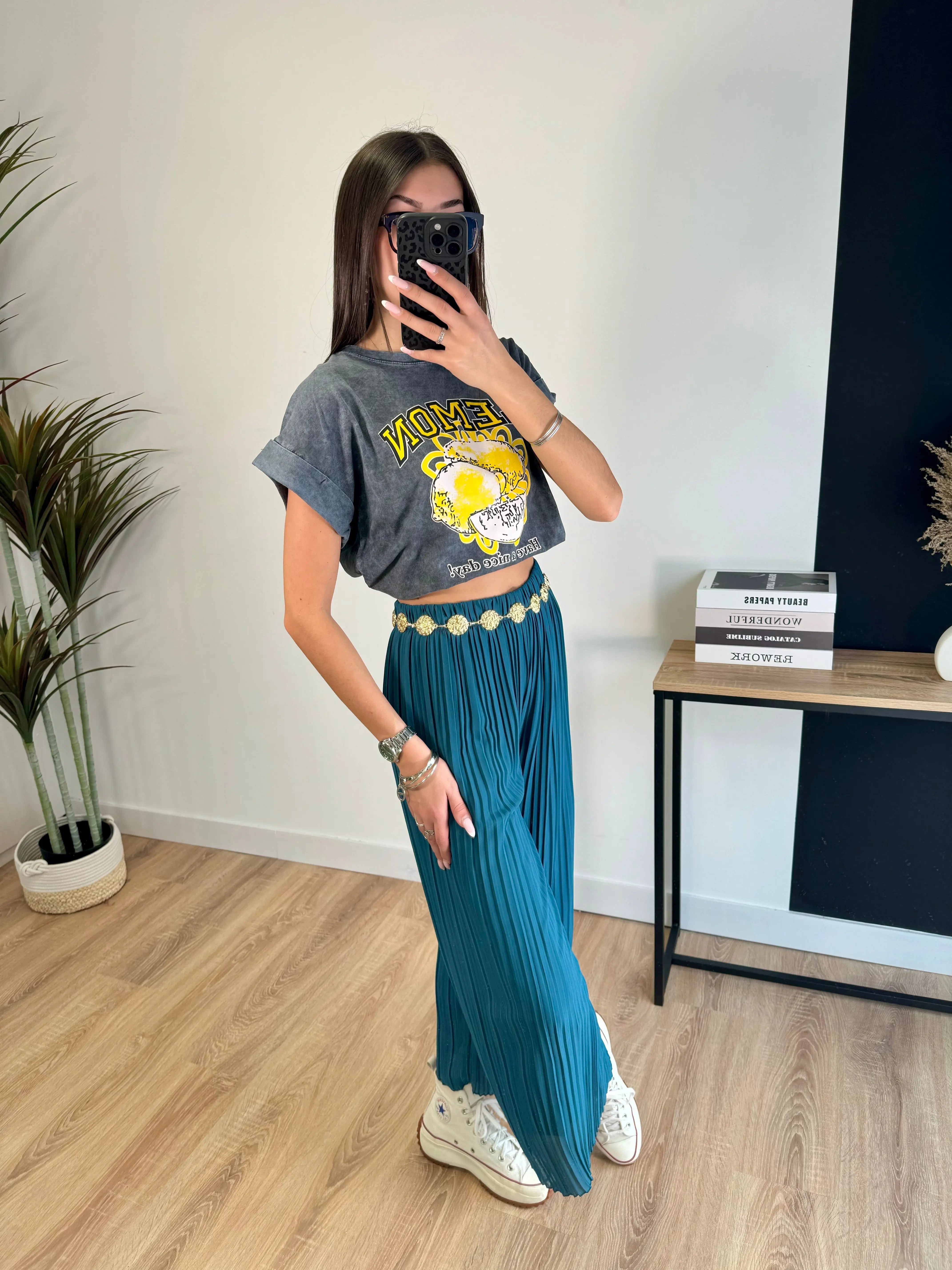 Tee-shirt gris LEMON