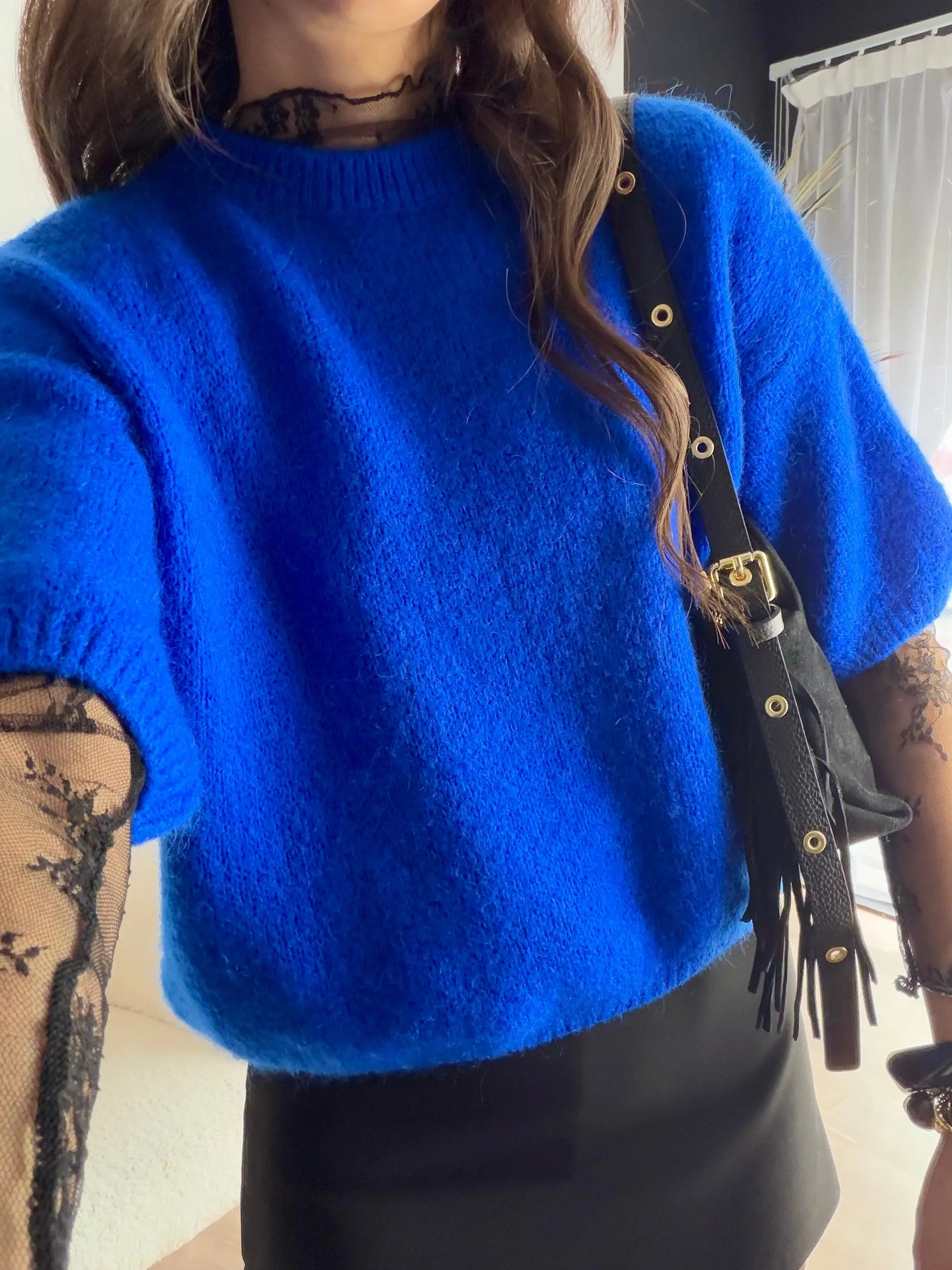 Top dentelle Noa noir